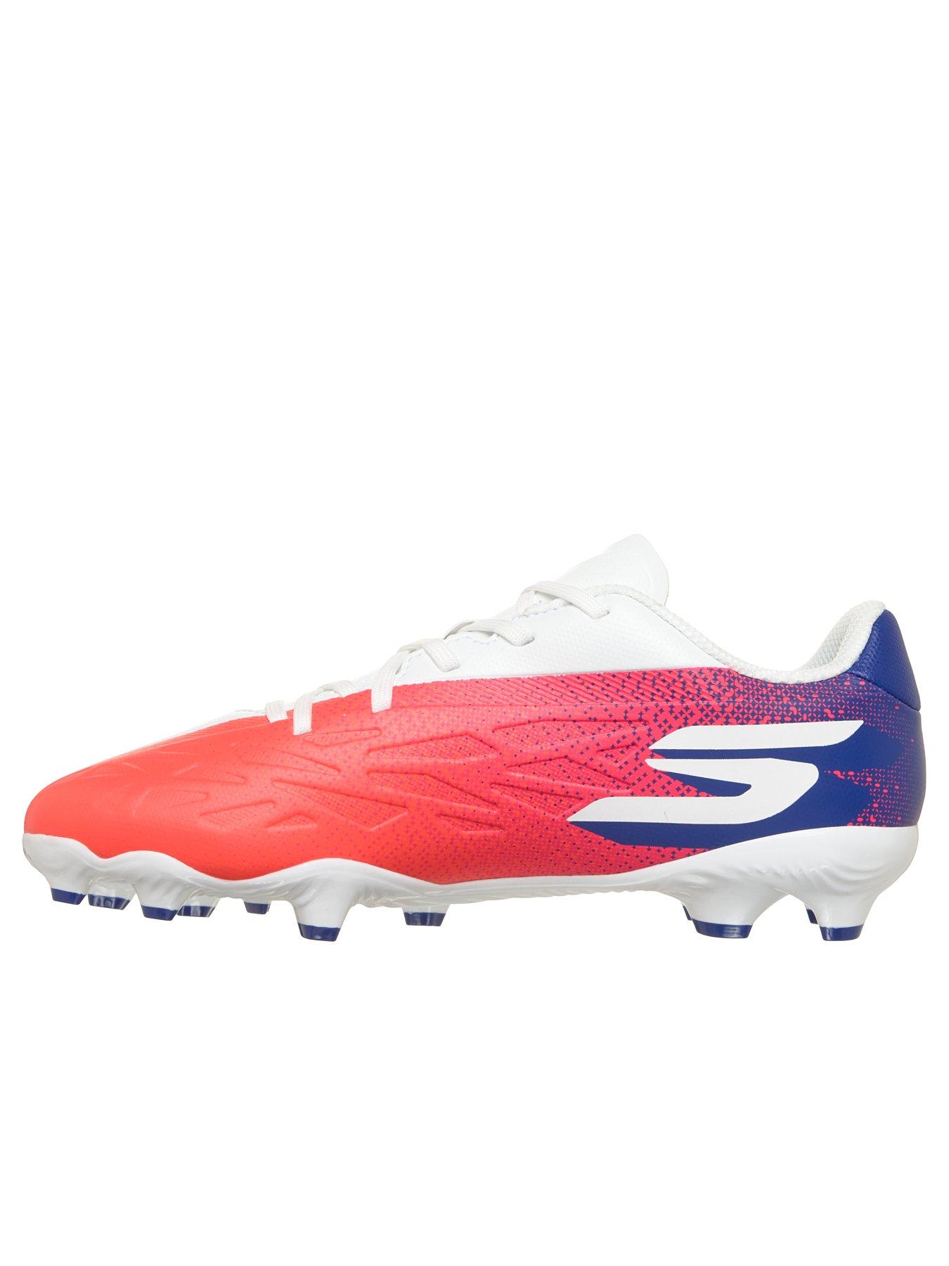 Image 4 of 4 of Skechers Junior Razor Firm Ground Football Boots - Orange/White