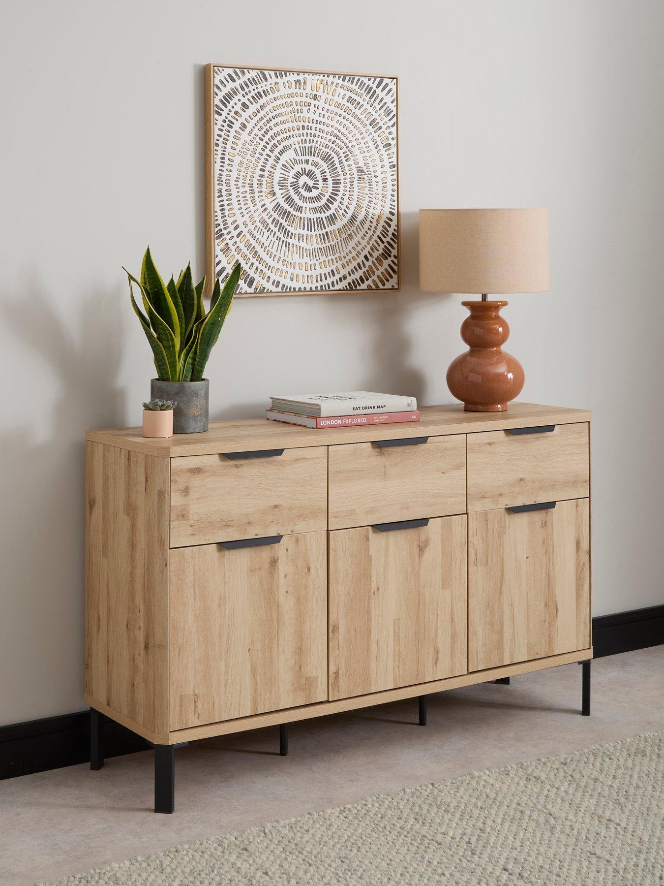 The Very Collection Harlem Large Sideboard - Light Oak - FSC® Certified