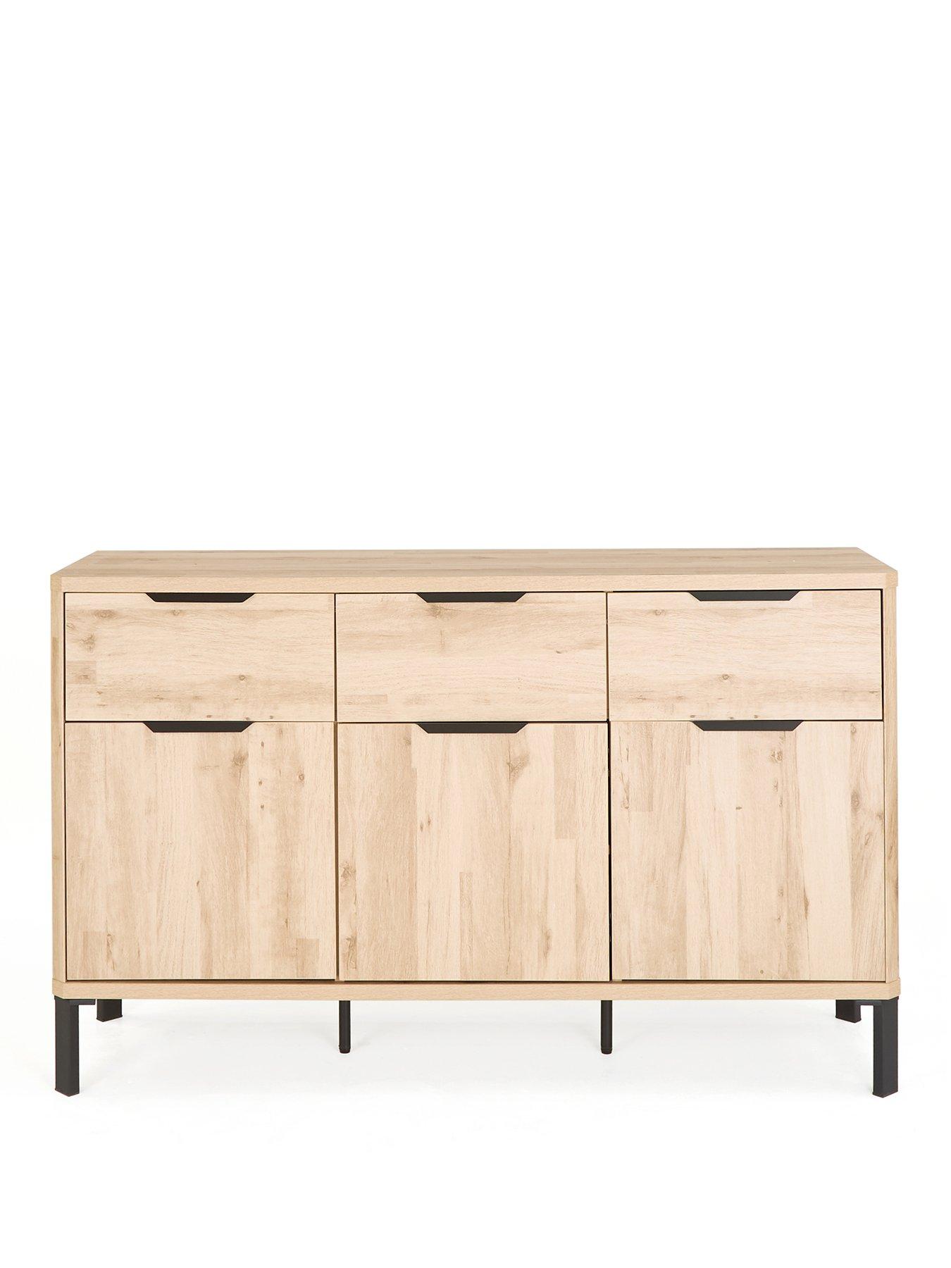 Image 2 of 7 of The Very Collection Harlem Large Sideboard - Light Oak -&nbsp;FSC&reg; Certified