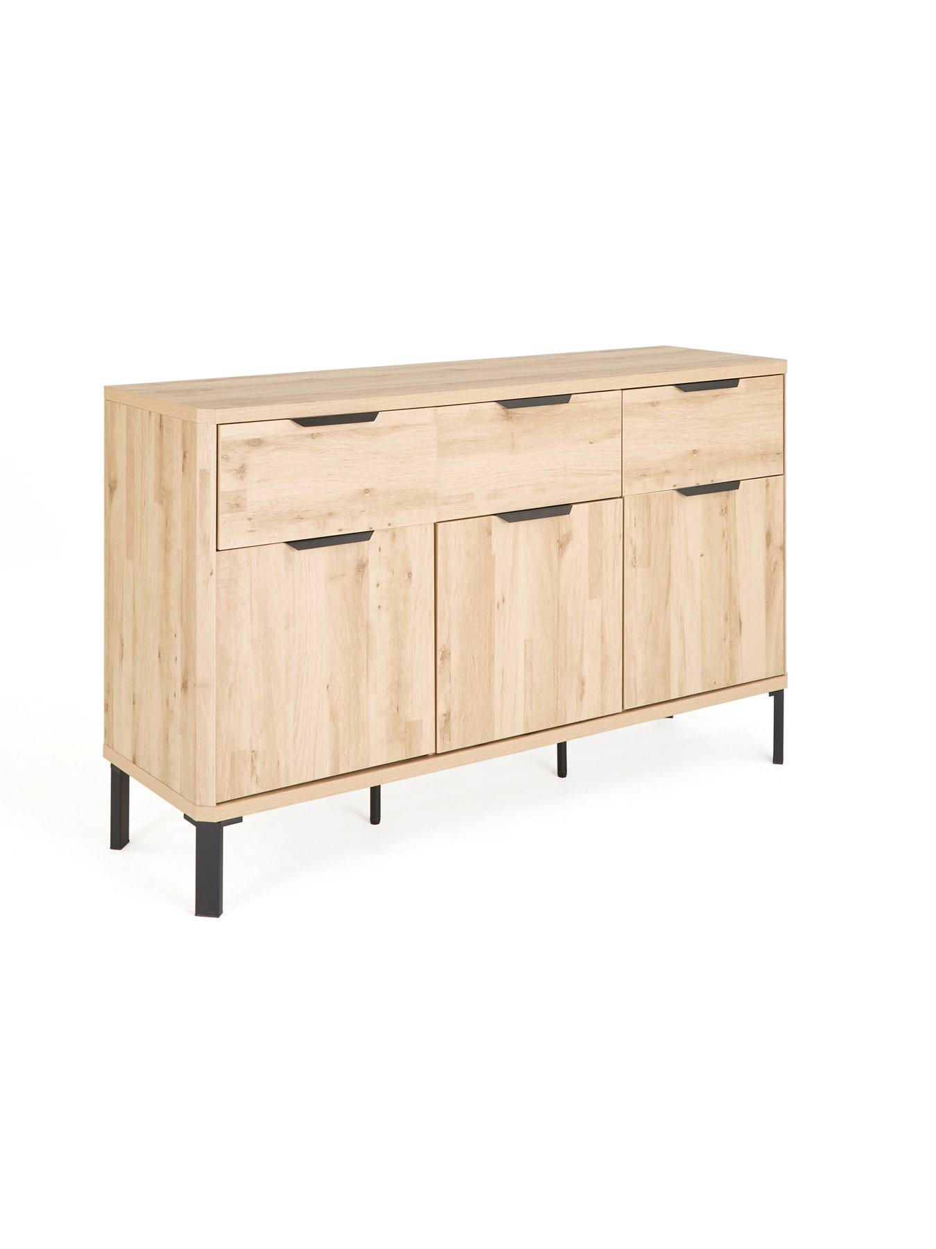 Image 3 of 7 of The Very Collection Harlem Large Sideboard - Light Oak -&nbsp;FSC&reg; Certified