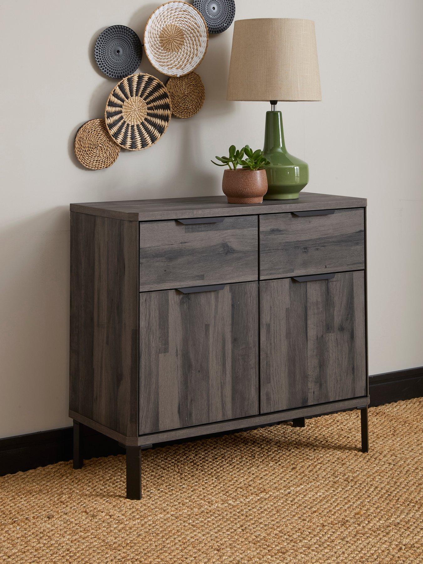 The Very Collection Harlem Compact Sideboard - Black Oak - FSC® Certified