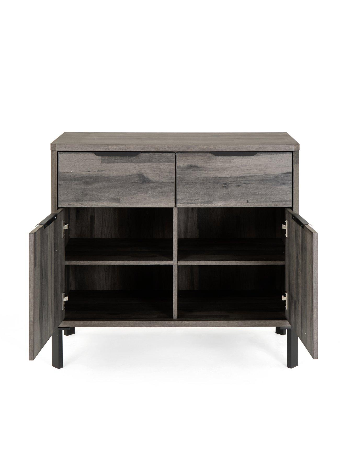 image of the-very-collection-harlem-compact-sideboard-black-oaknbsp--fscreg-certified