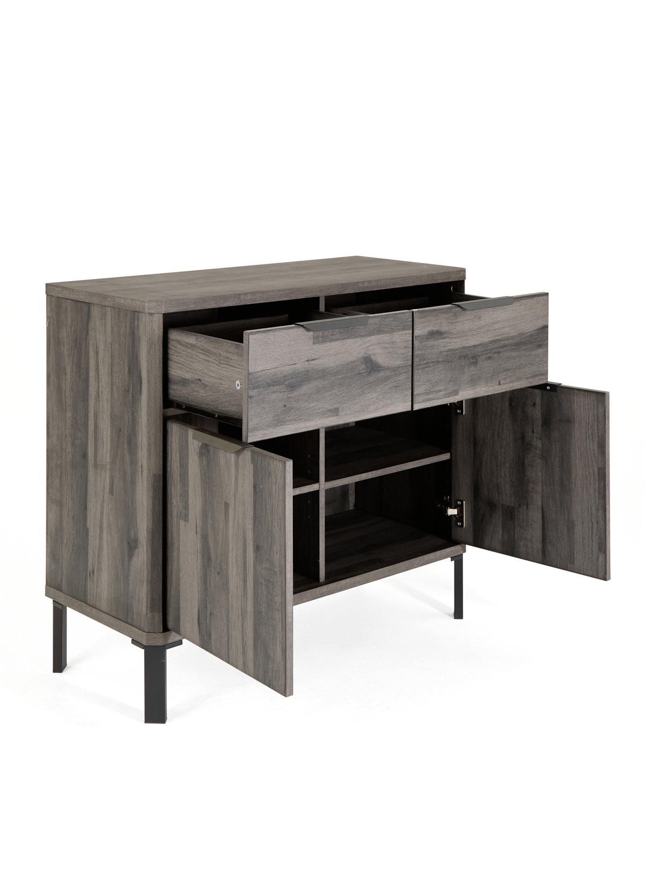  image of the-very-collection-harlem-compact-sideboard-black-oaknbsp--fscreg-certified