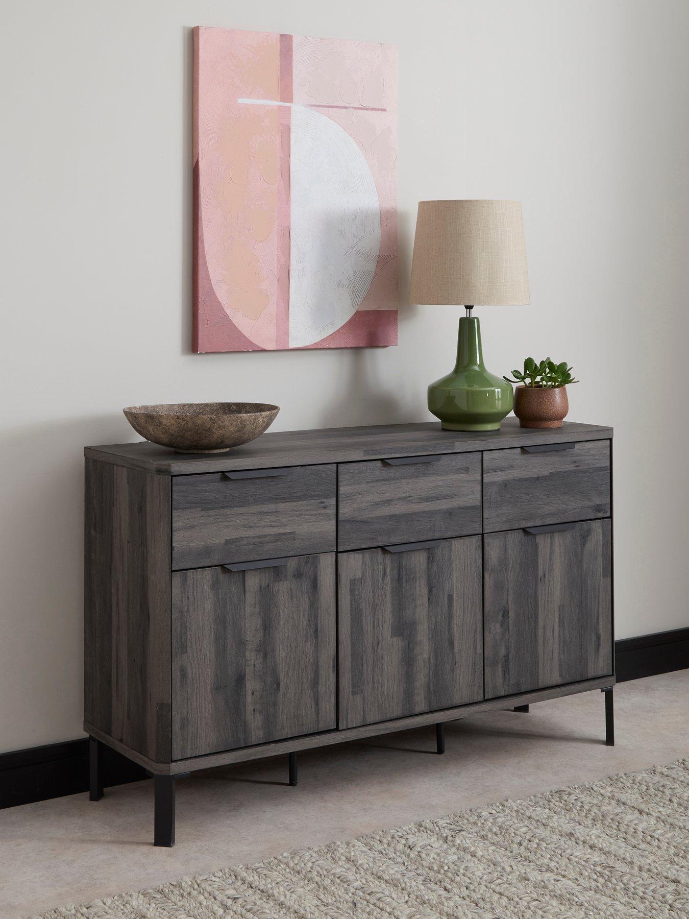 The Very Collection Harlem Large Sideboard - Black Oak - FSC® Certified