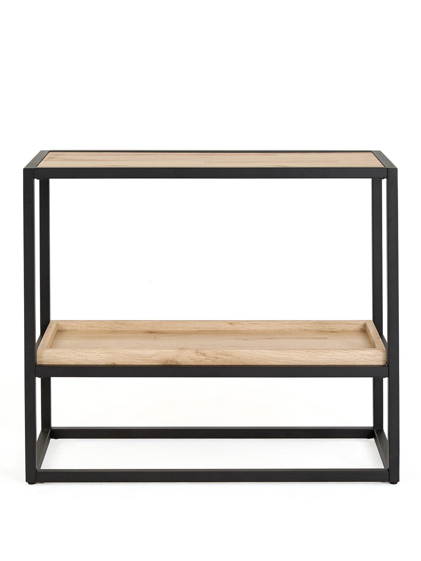 stillFront image of the-very-collection-harlem-end-table-light-oak-fscreg-certified