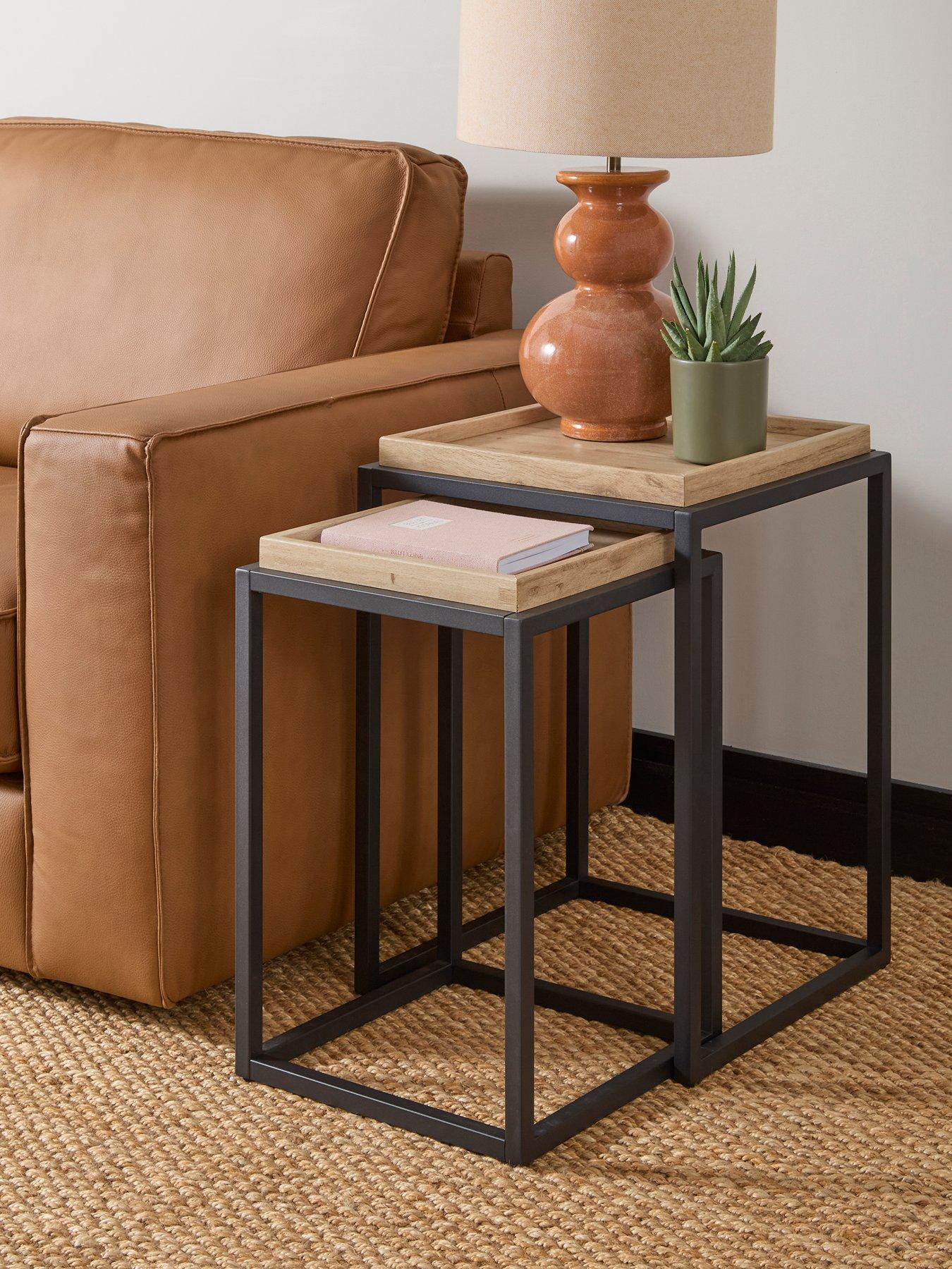The Very Collection Harlem Square Nest Of Tables - Light Oak - FSC® Certified