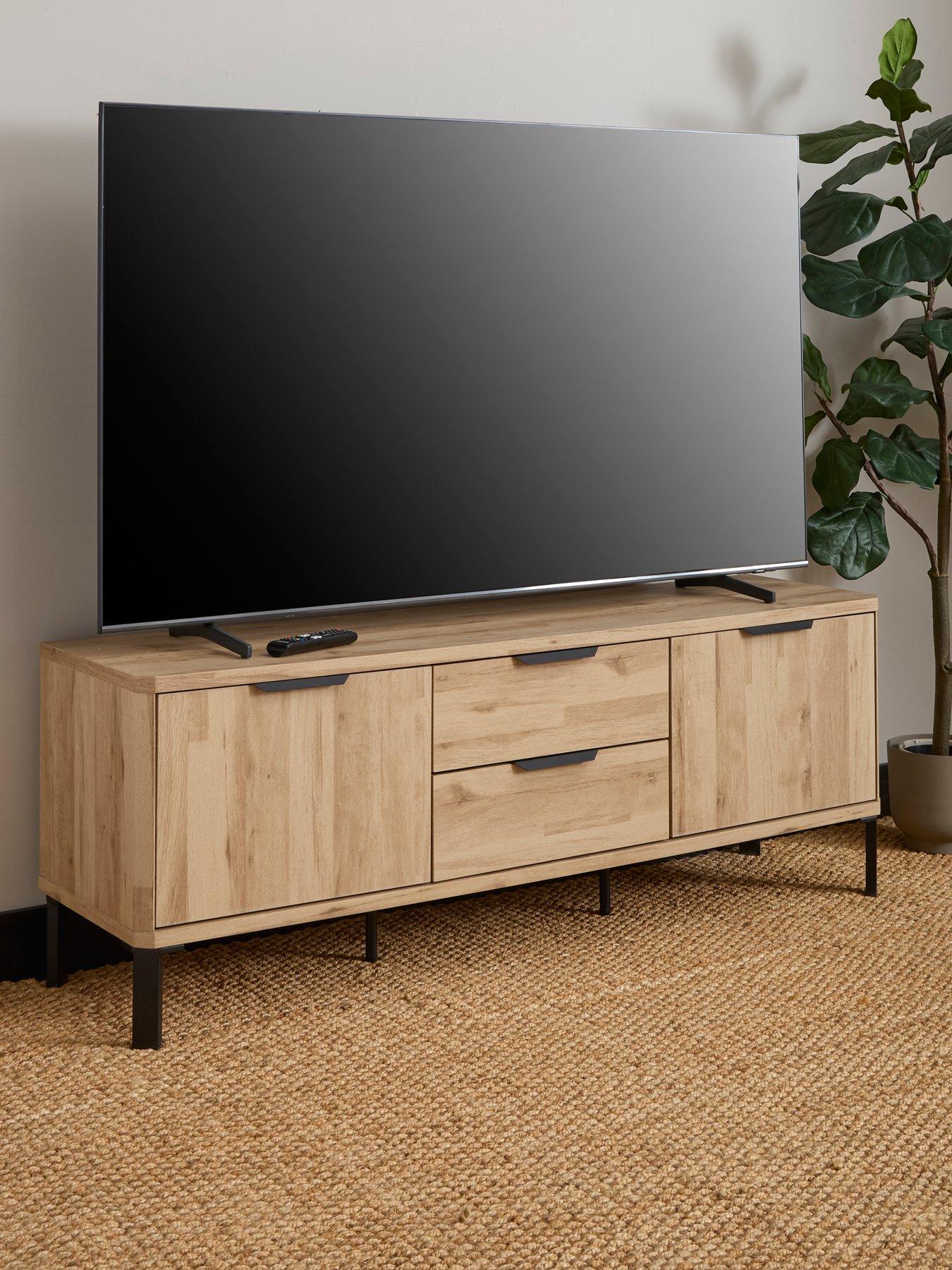 The Very Collection Harlem TV Unit - Light Oak Effect - fits up to 58 inch TV - FSC® Certified