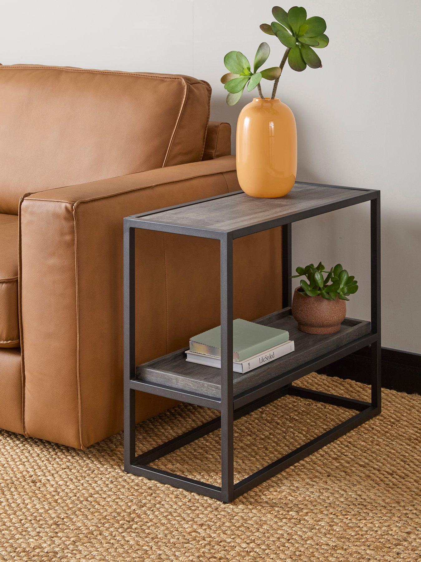 The Very Collection Harlem End Table - Black Oak - FSC® Certified
