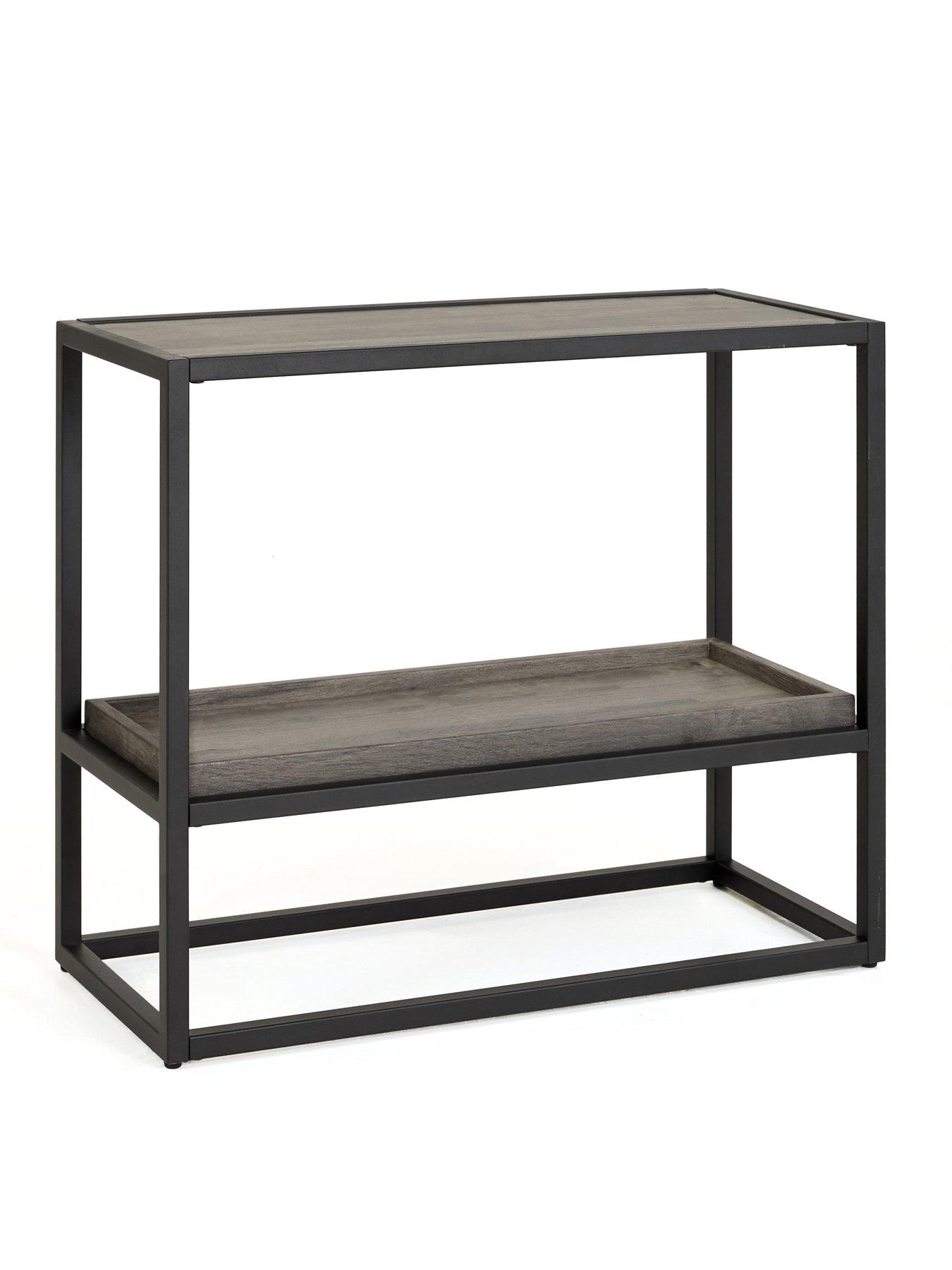  image of the-very-collection-harlem-end-table-black-oak-fscreg-certified