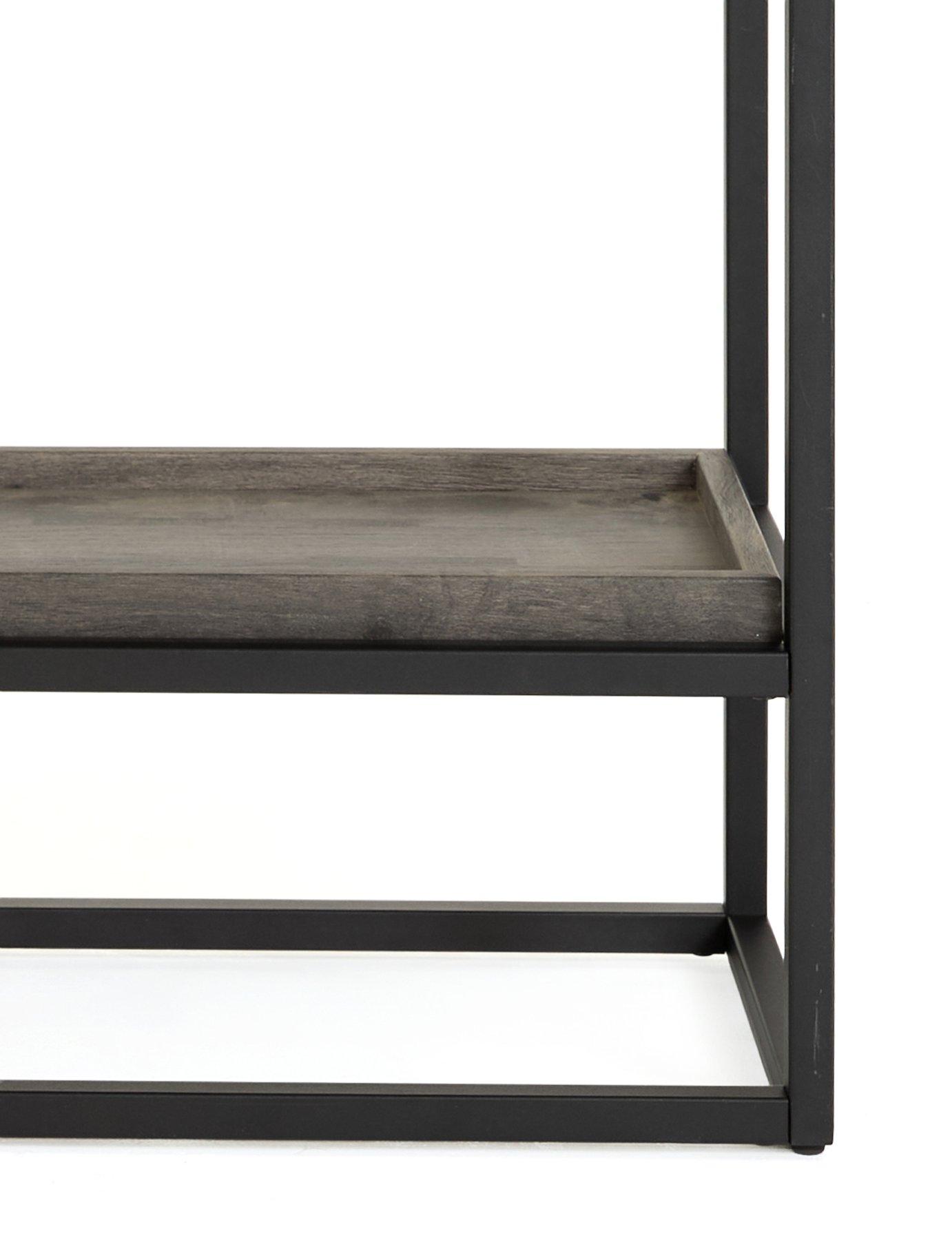  image of the-very-collection-harlem-end-table-black-oak-fscreg-certified
