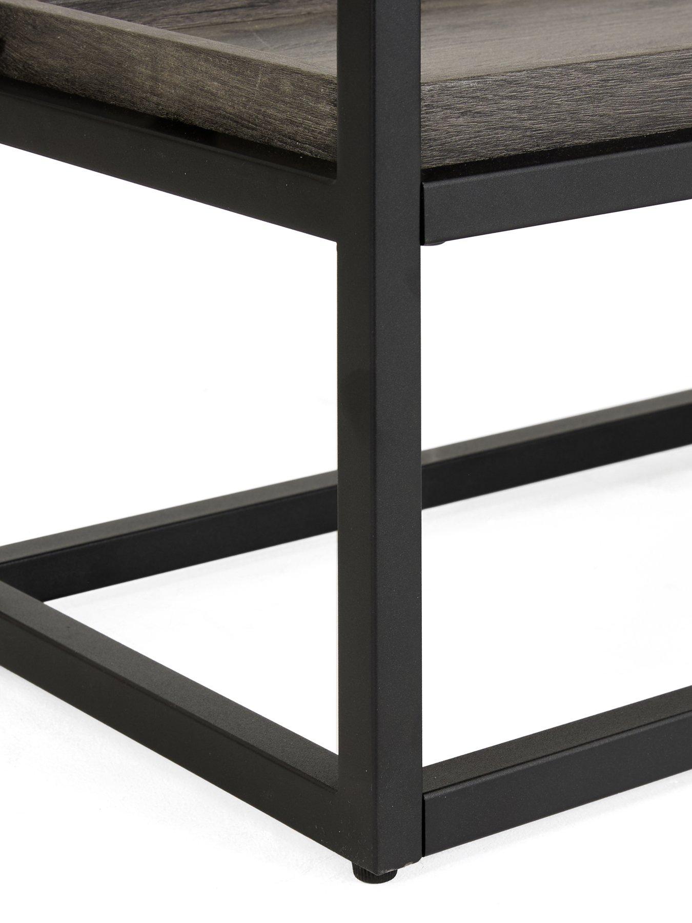 image of the-very-collection-harlem-end-table-black-oak-fscreg-certified