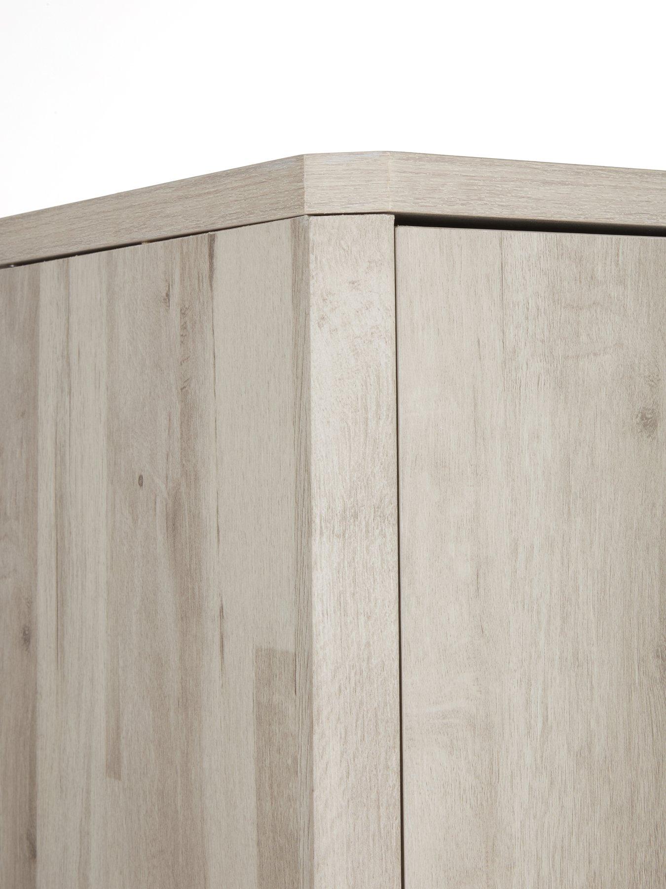  image of the-very-collection-harlem-hidden-cupboard-desk-grey-oaknbsp--fscreg-certified