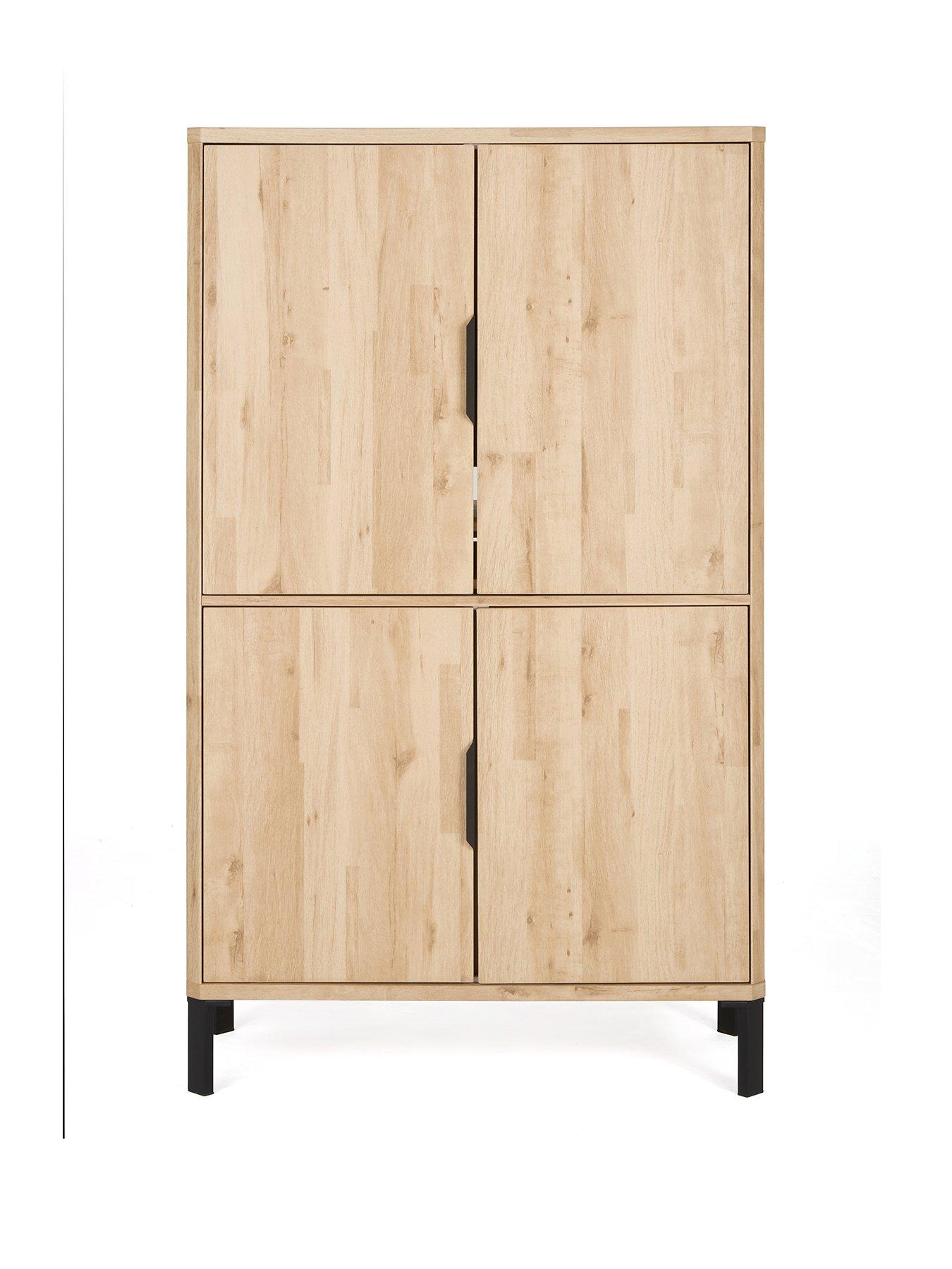  image of the-very-collection-harlem-hidden-cupboardnbspdesk-light-oaknbsp--fscreg-certified