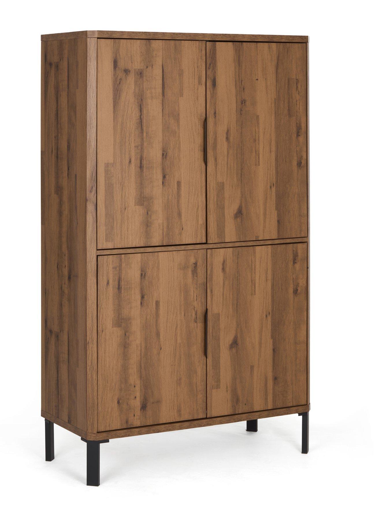  image of the-very-collection-harlem-hidden-cupboardnbspdesk-mid-oaknbsp--fscreg-certified
