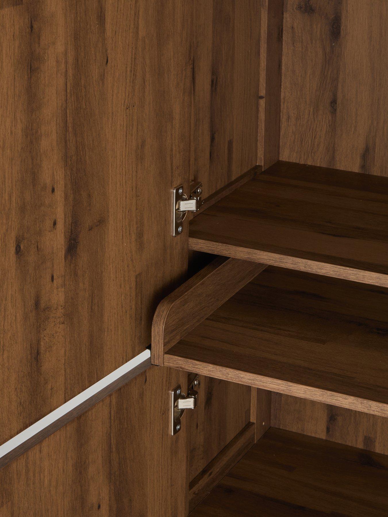 Image 5 of 7 of The Very Collection Harlem Hidden Cupboard&nbsp;Desk - Mid Oak&nbsp;- FSC&reg; Certified