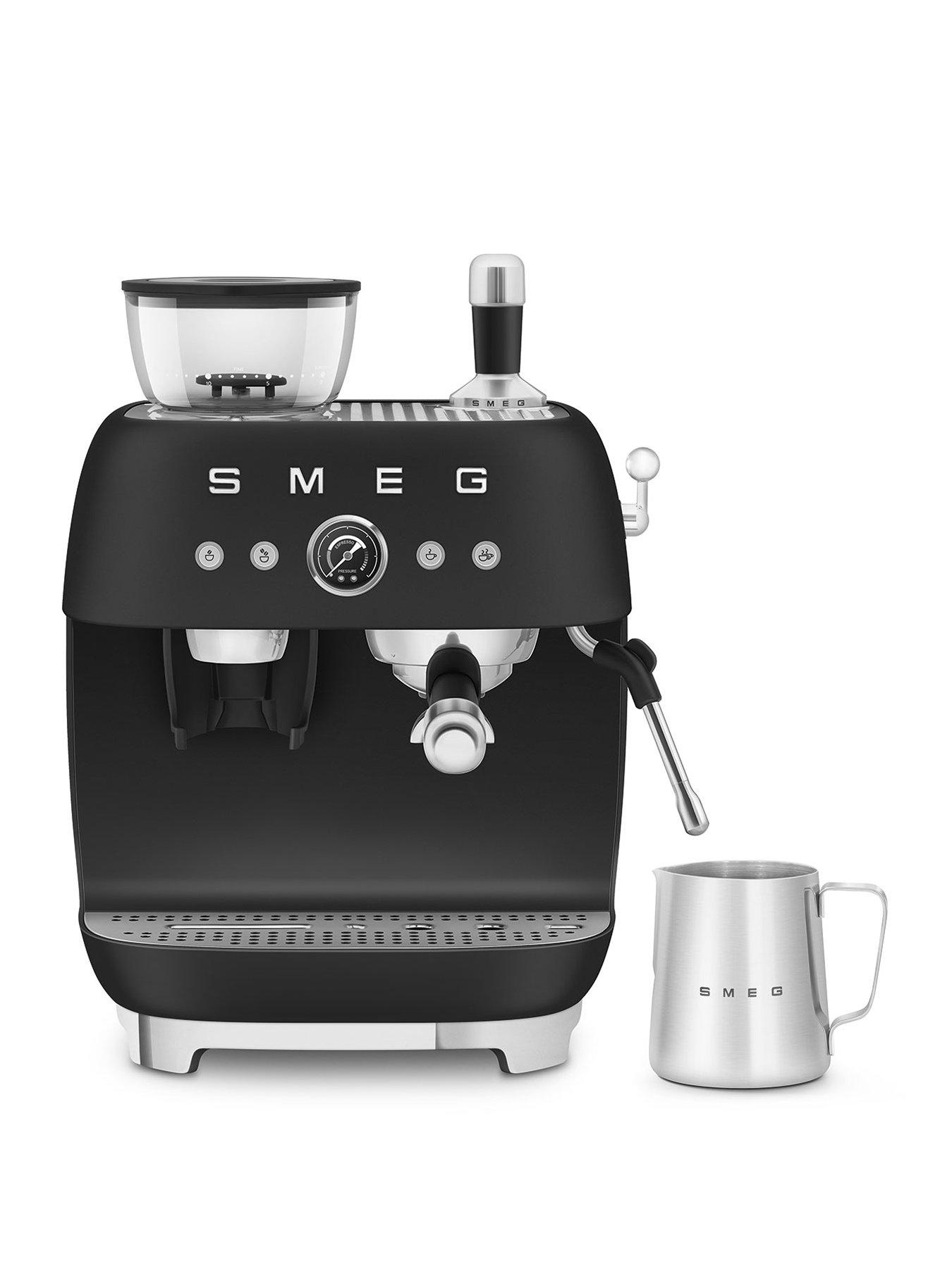  image of smeg-egf03-espresso-coffee-machine-with-grinder-matte-black