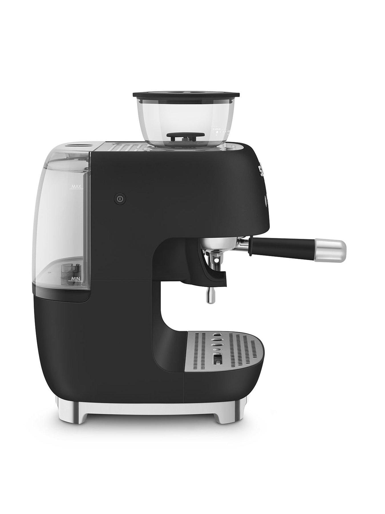  image of smeg-egf03-espresso-coffee-machine-with-grinder-matte-black