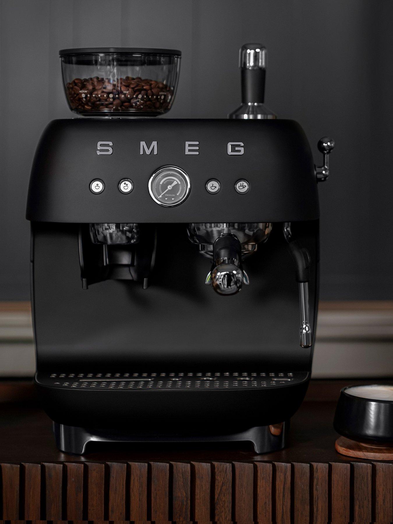 image of smeg-egf03-espresso-coffee-machine-with-grinder-matte-black