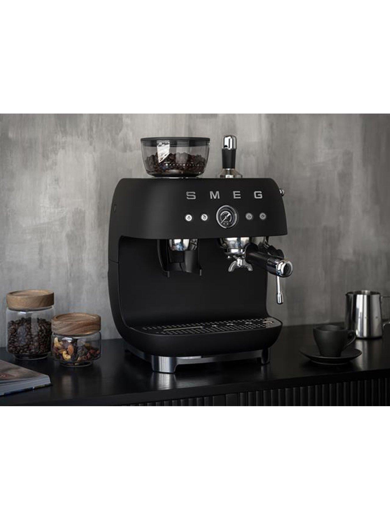  image of smeg-egf03-espresso-coffee-machine-with-grinder-matte-black