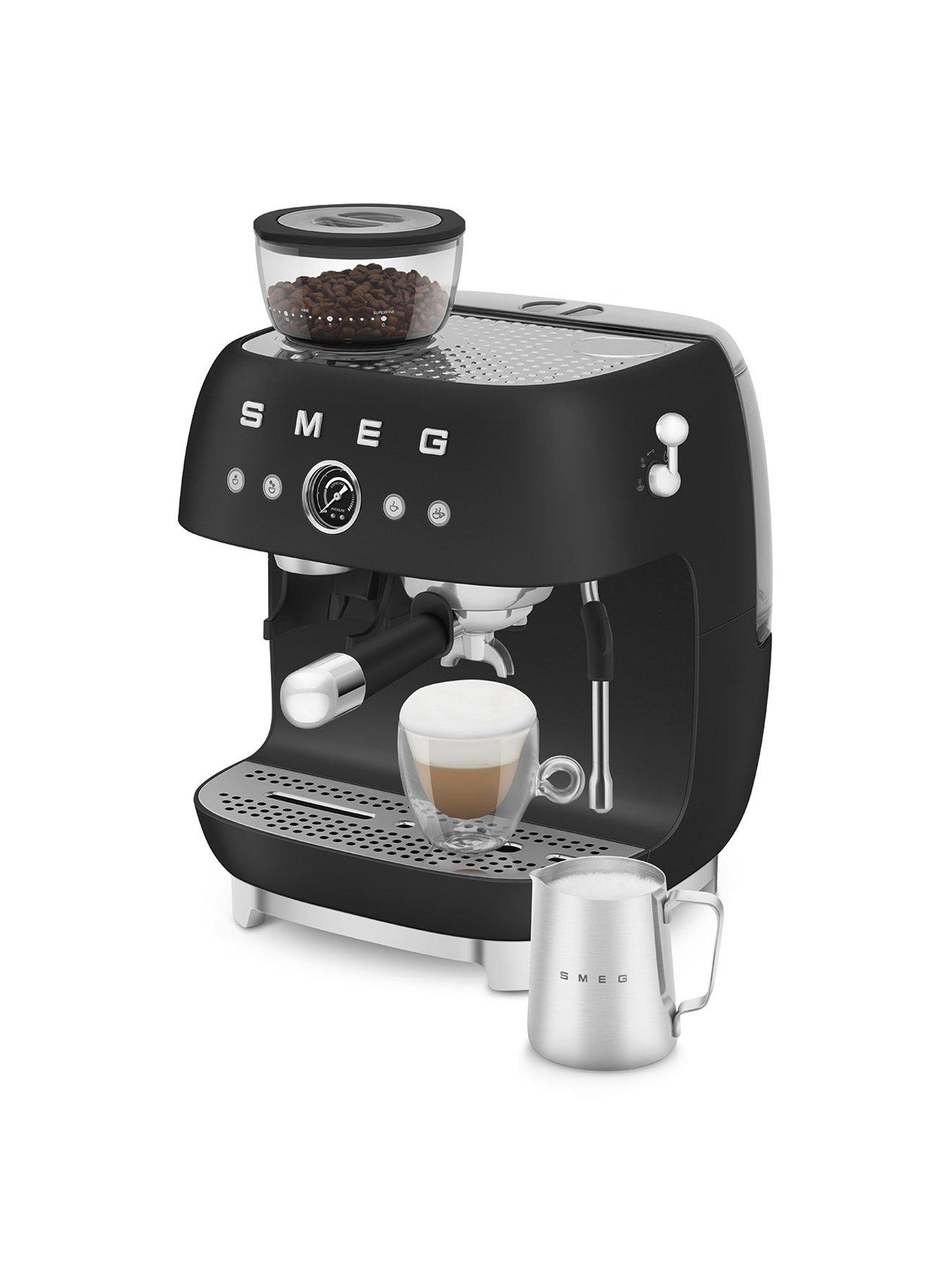 Image 7 of 7 of Smeg EGF03 Espresso Coffee Machine with grinder - Matte Black