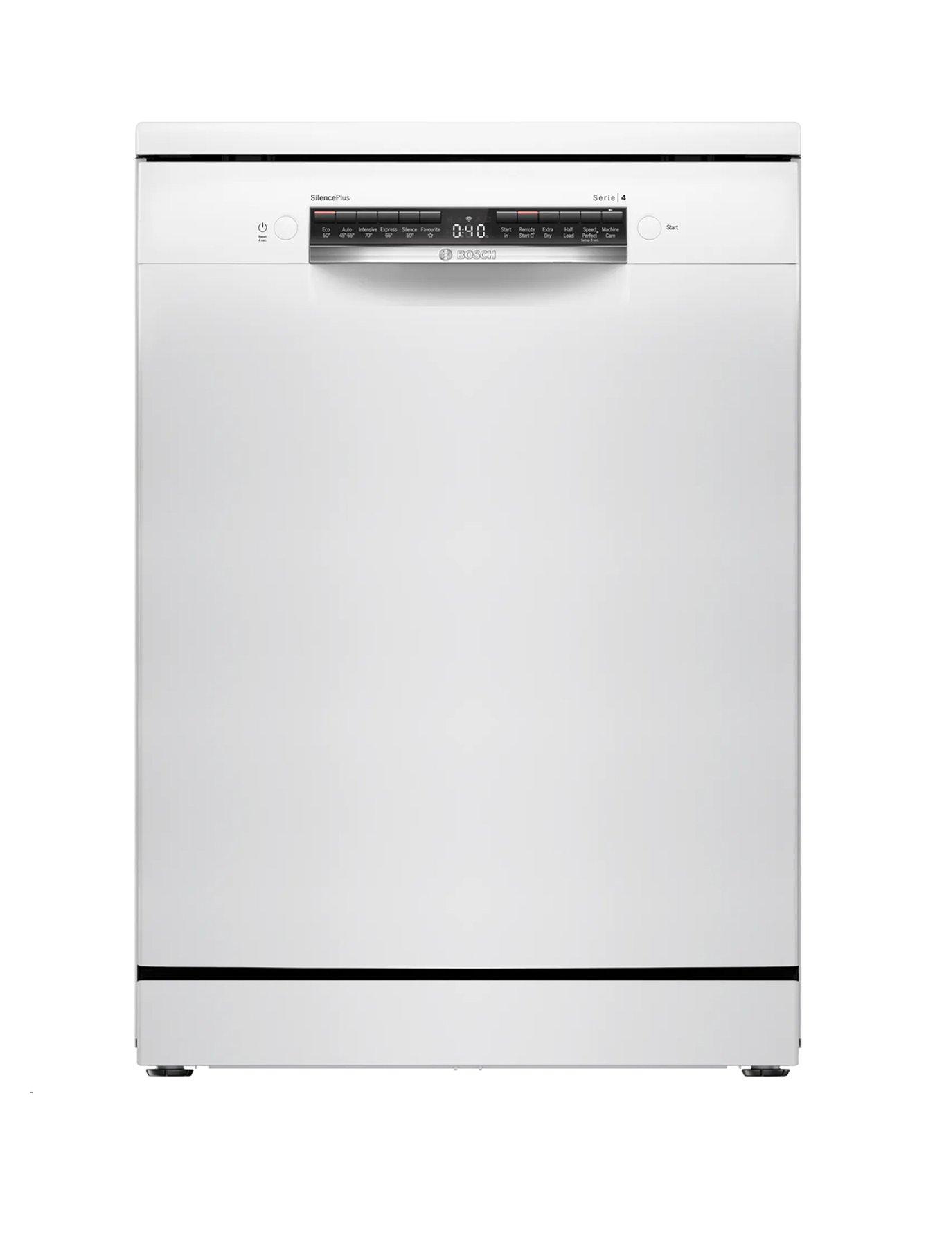 Bosch Series 4 60cm Wide Fullsize WiFi-enabled Dishwasher SMS4EKW06G - White