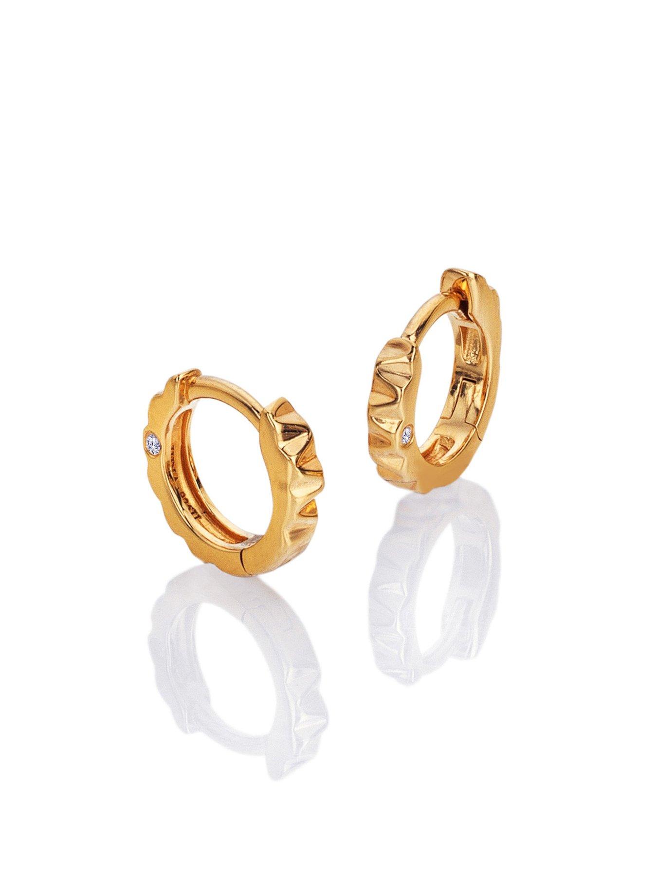  image of hot-diamonds-hd-x-ge-huggie-earrings