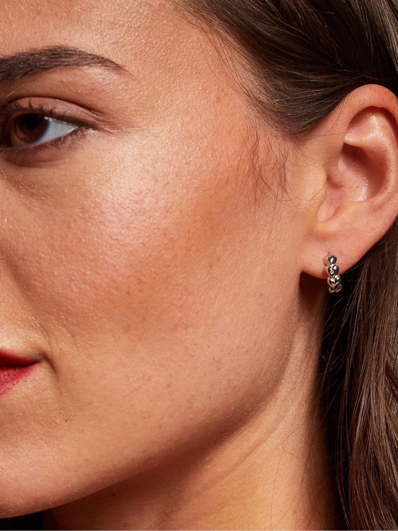 Image 3 of 3 of Hot Diamonds Serenity Heart Earrings