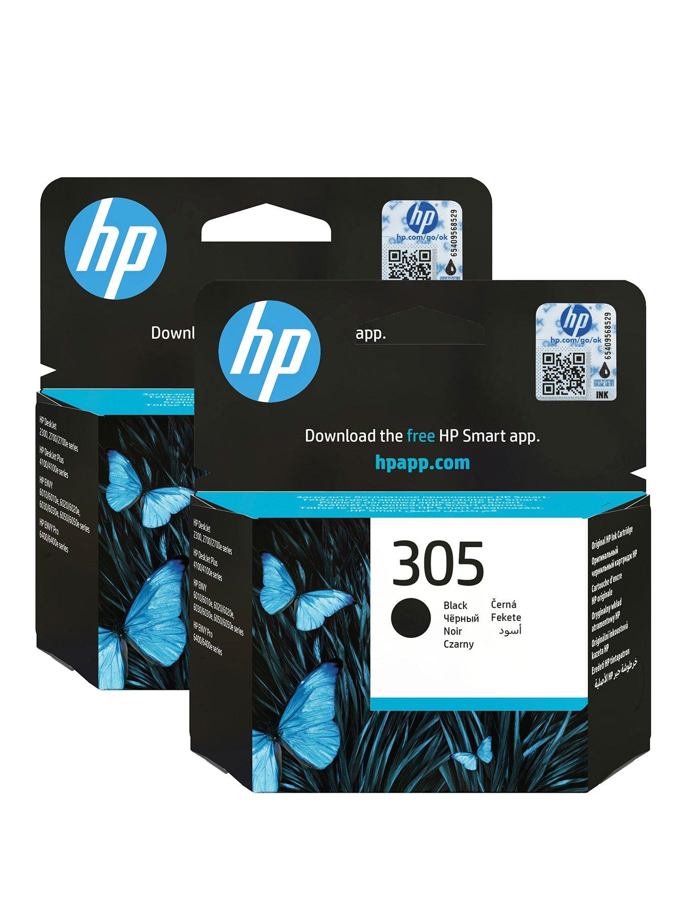 HP HP 305 Original Black Ink Cartridge 2-Pack