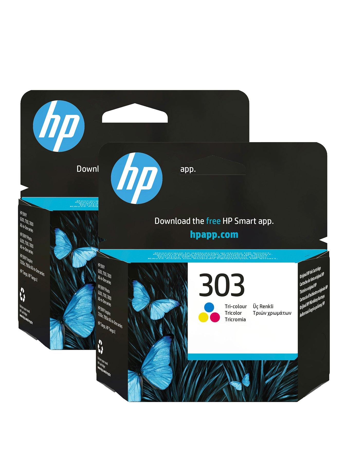 HP 303 Original Tri-colour Ink Cartridge 2-Pack