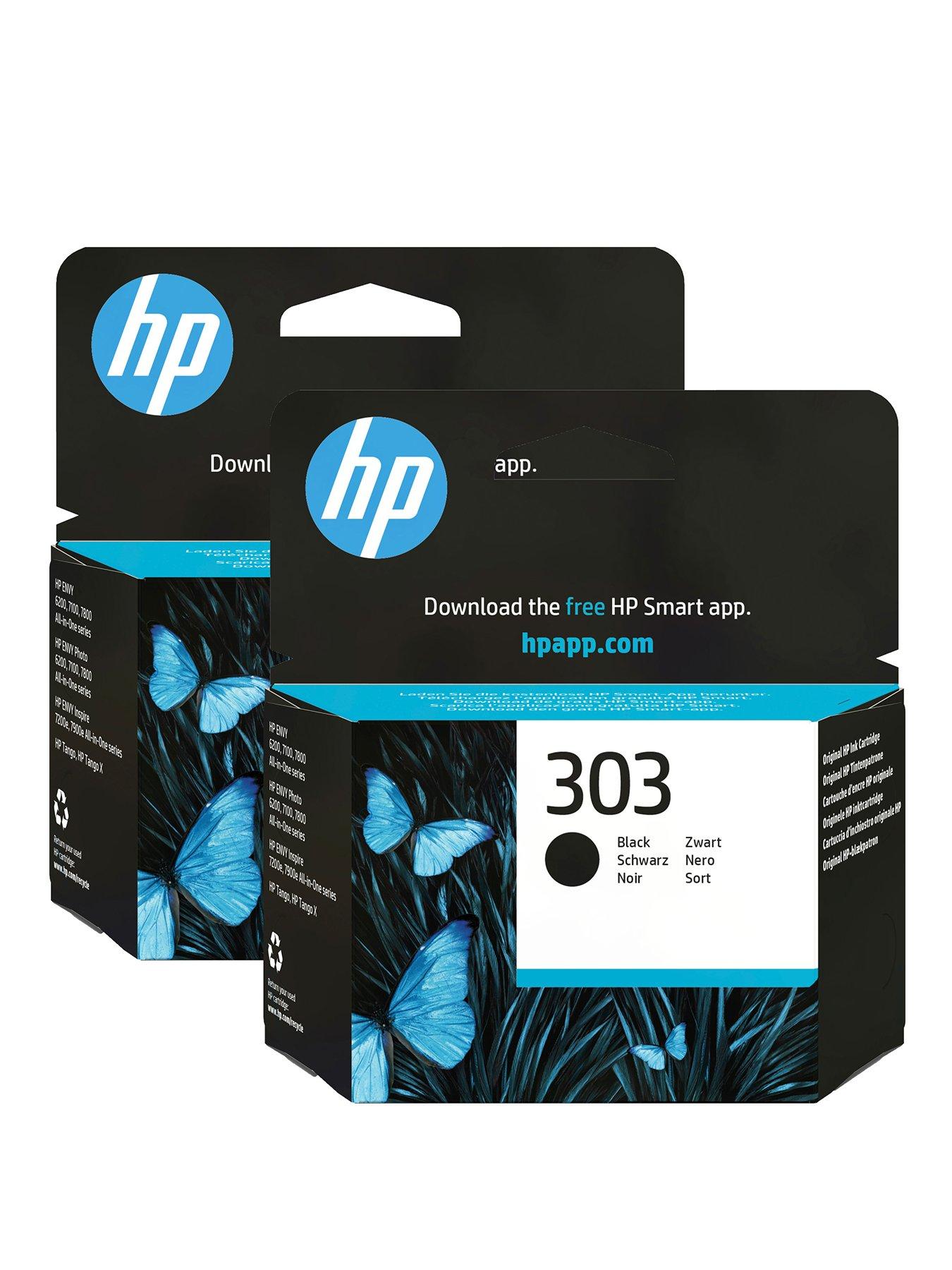 HP 303 Original Black Ink Cartridge 2-Pack