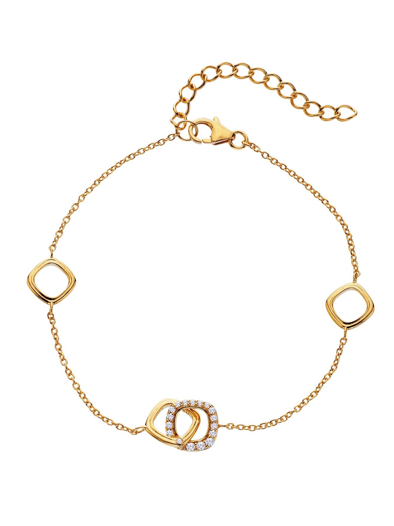  image of hot-diamonds-hd-x-ge-connected-bracelet