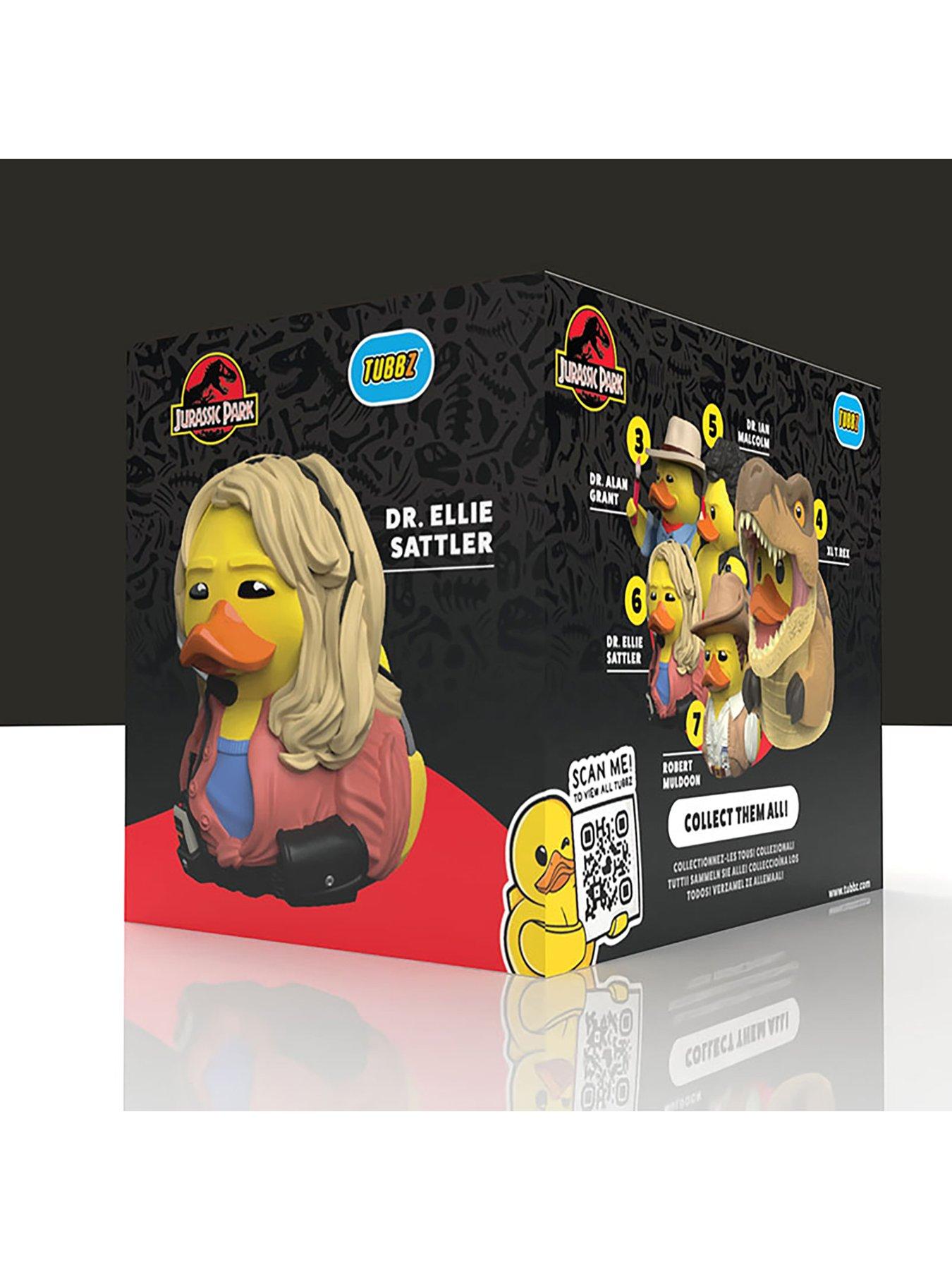  image of tubbz-jurassic-parknbspboxednbspdr-ellie-sattler-collectible-cosplaying-duck