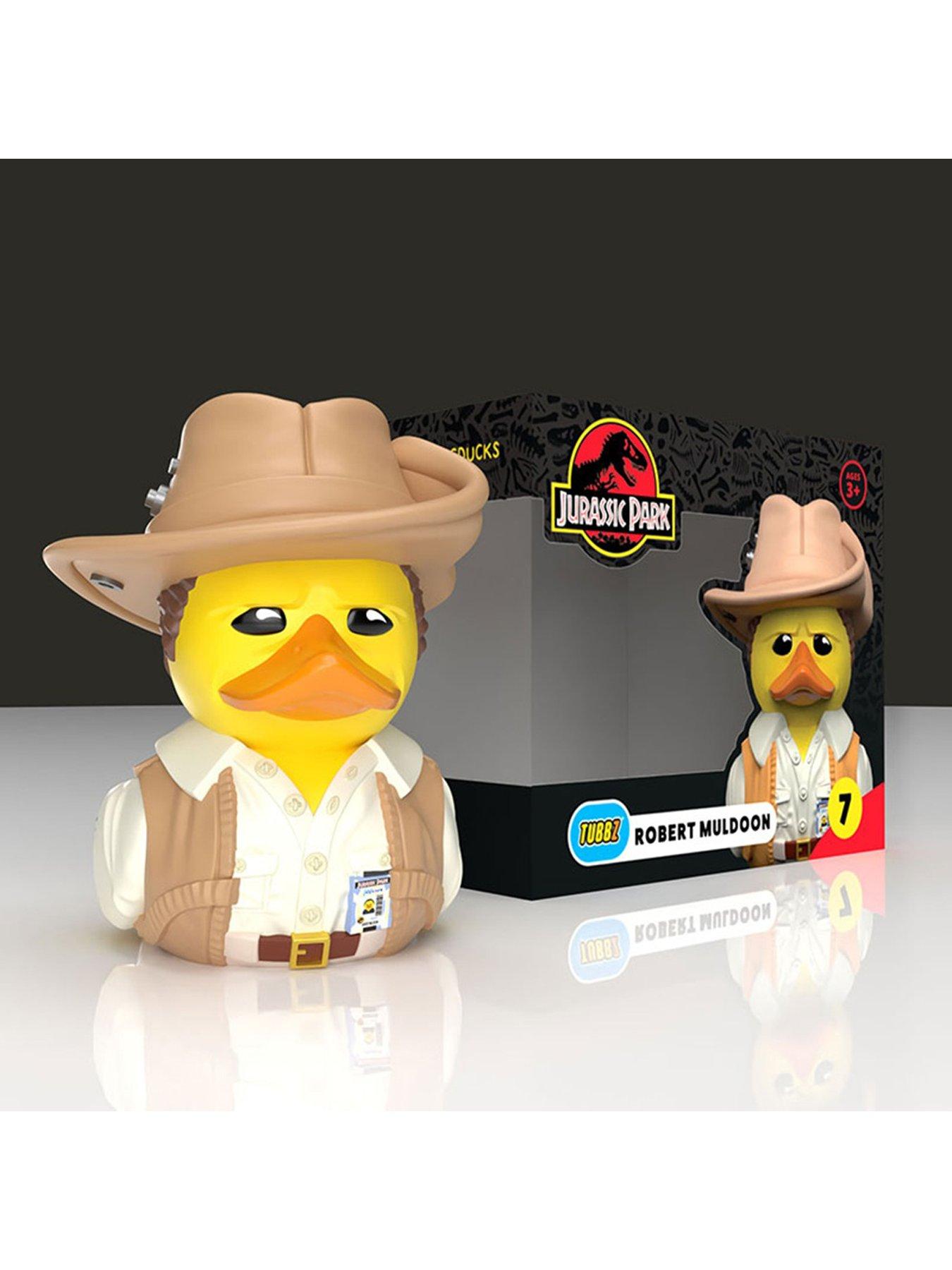 image of tubbz-jurassic-parknbspboxednbsprobert-muldoon--nbspcollectible-cosplaying-duck