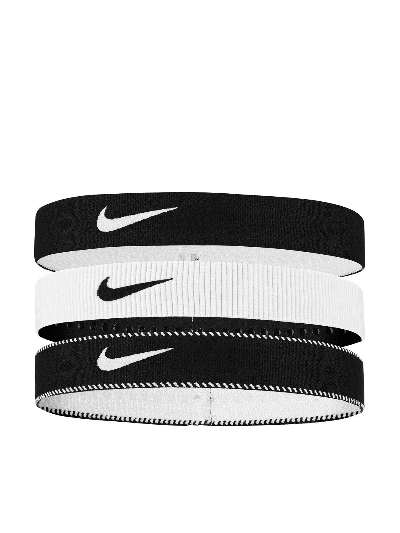Image 1 of 1 of Nike Womens Training Classic Wide Headbands 3 Pack - Black/White