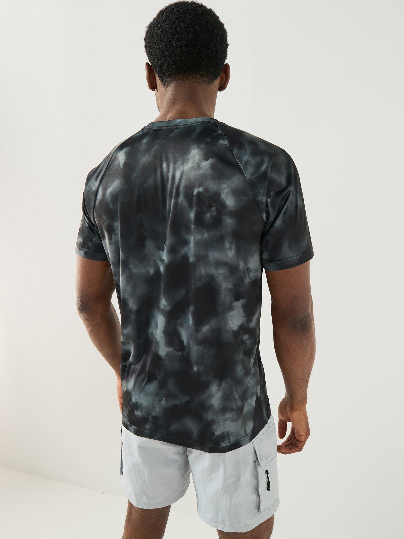 Image 2 of 6 of Nike Mens Short Sleeve Hydroguard T Shirt - Black