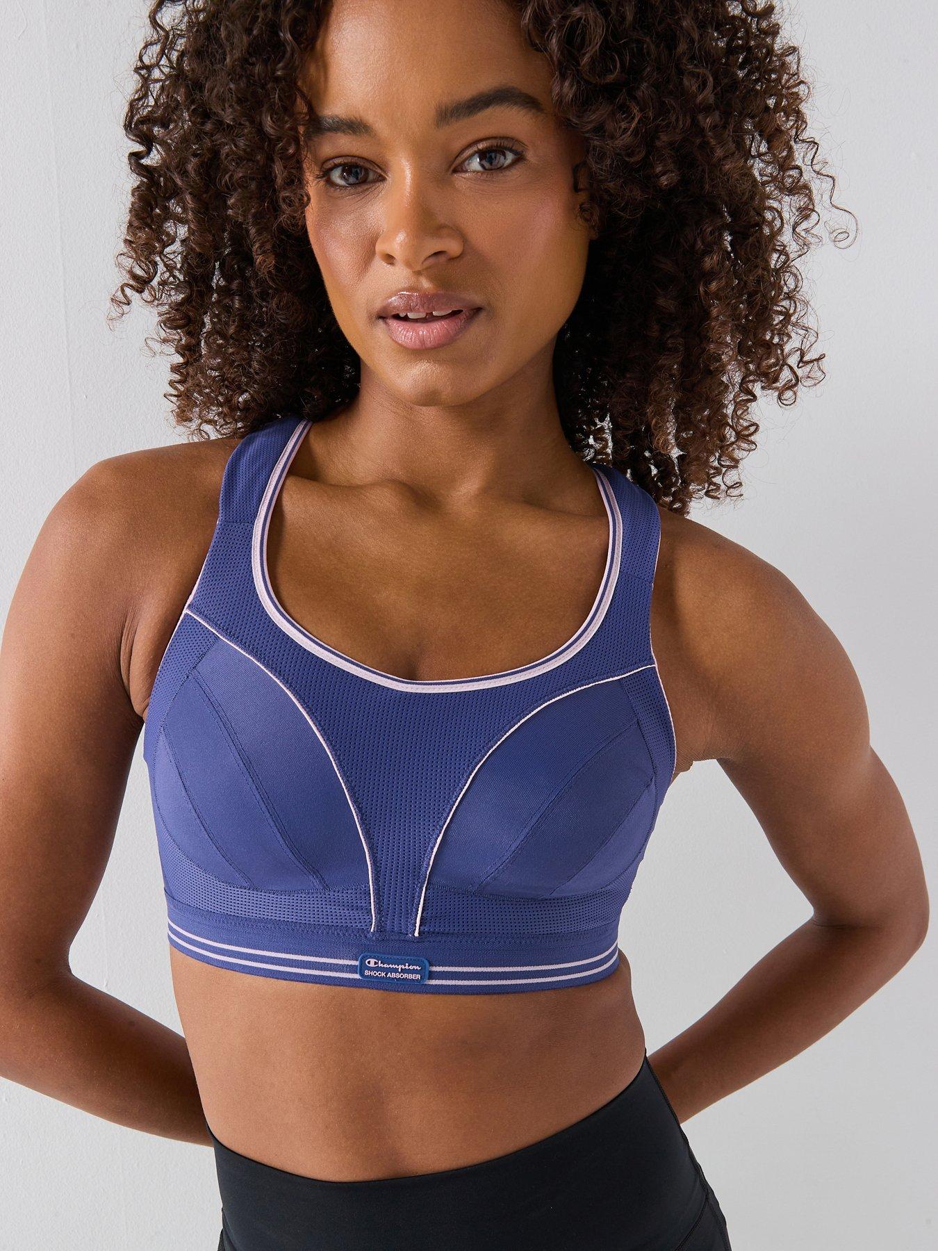 Shock Absorber Womens Training Ultimate Run Bra - Blue
