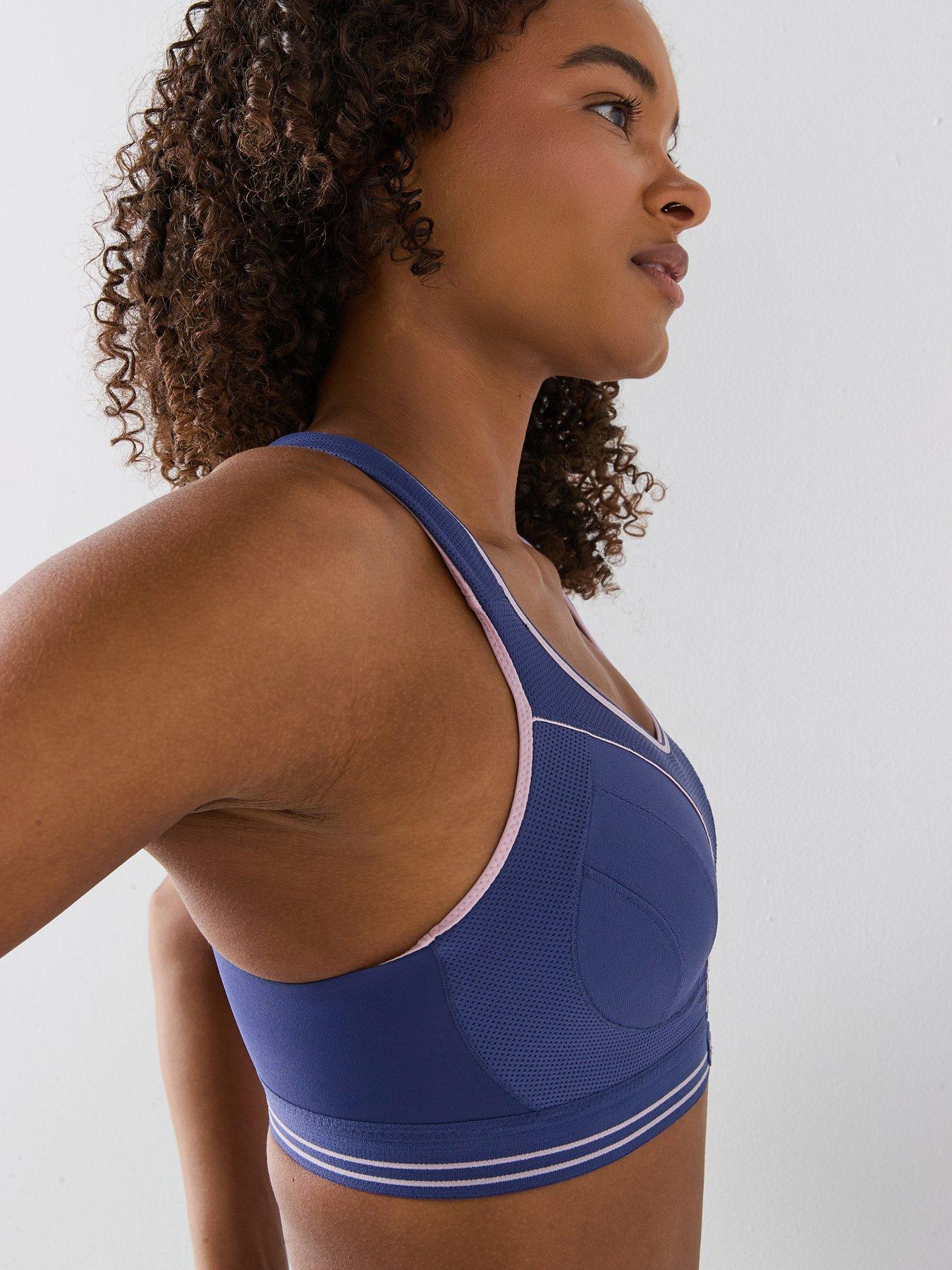  image of shock-absorber-womens-training-ultimate-run-bra-pink