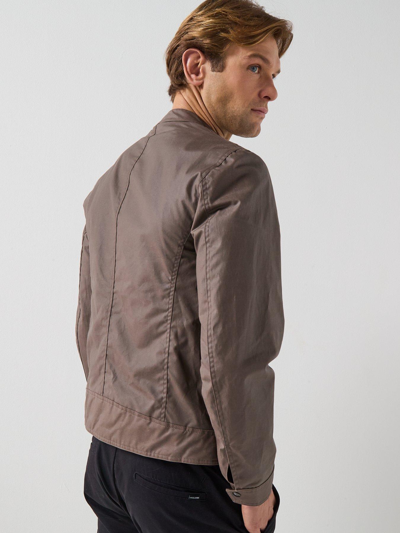 Image 2 of 6 of Belstaff Sideline Wax Jacket - Dark Grey