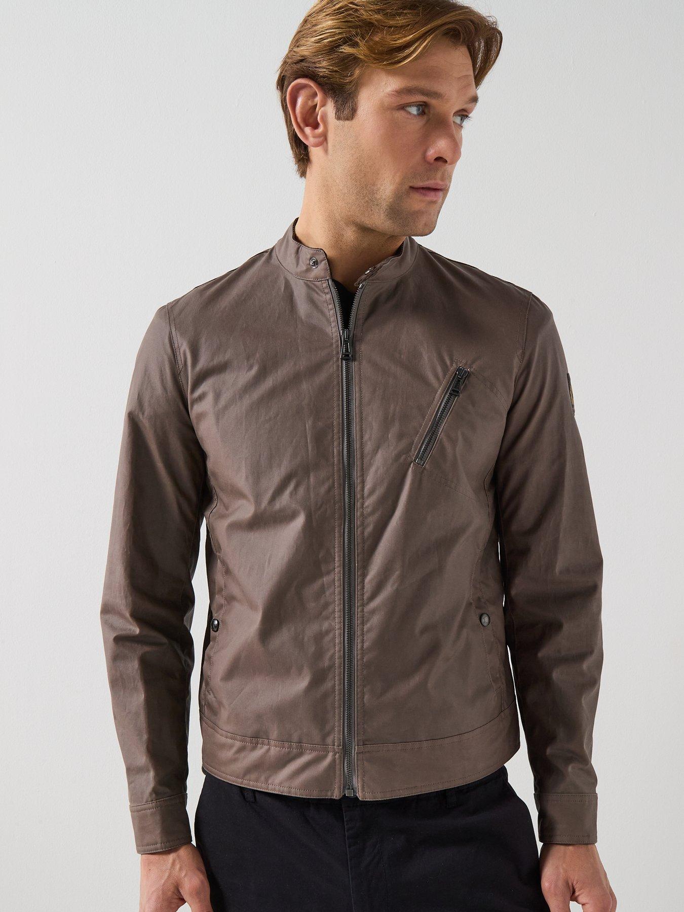 Image 6 of 6 of Belstaff Sideline Wax Jacket - Dark Grey