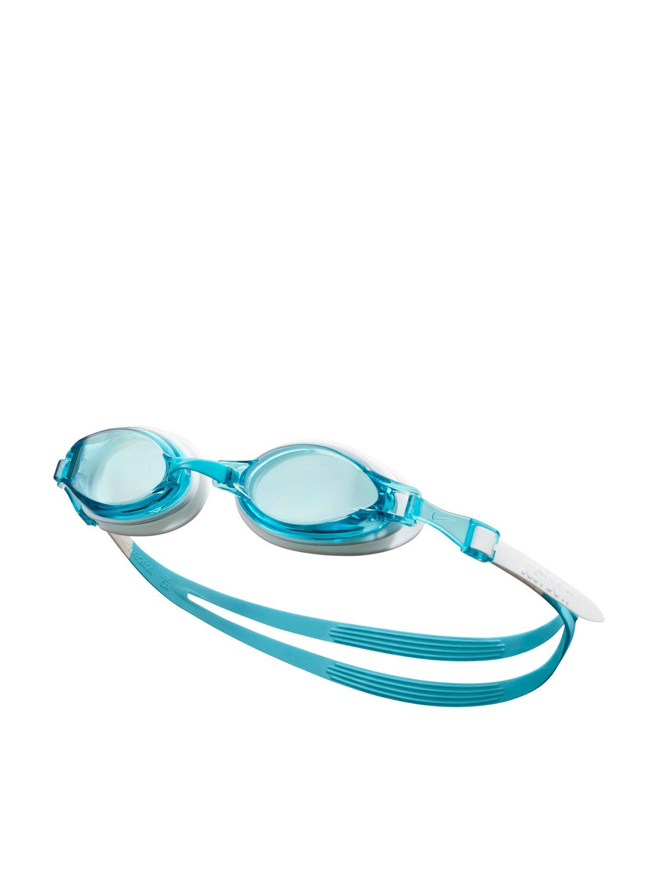 Nike Adults Unisex Chrome Mirrored Swim Goggles - Blue