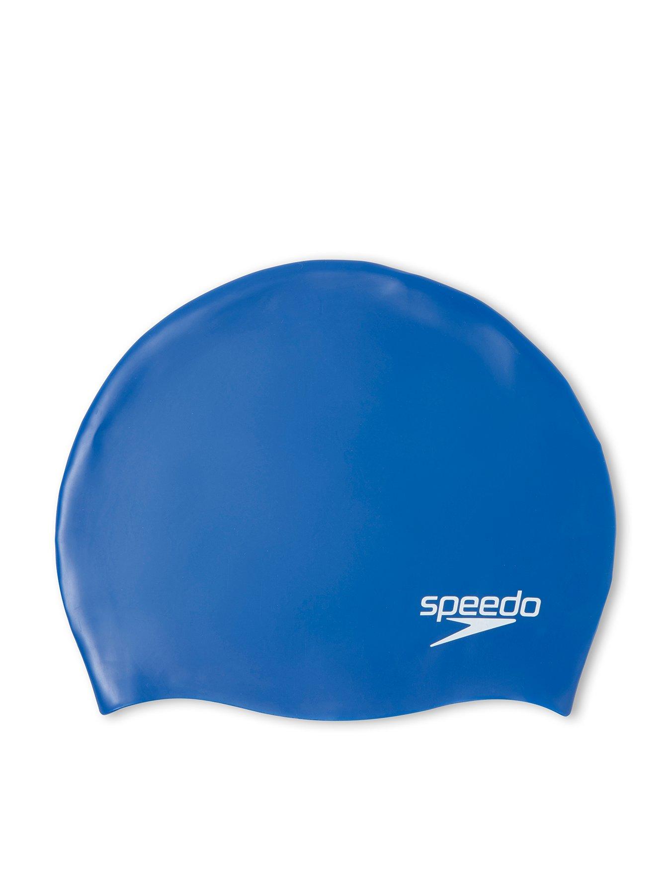 Image 1 of 1 of Speedo Junior Silicone Swimming Cap - Blue