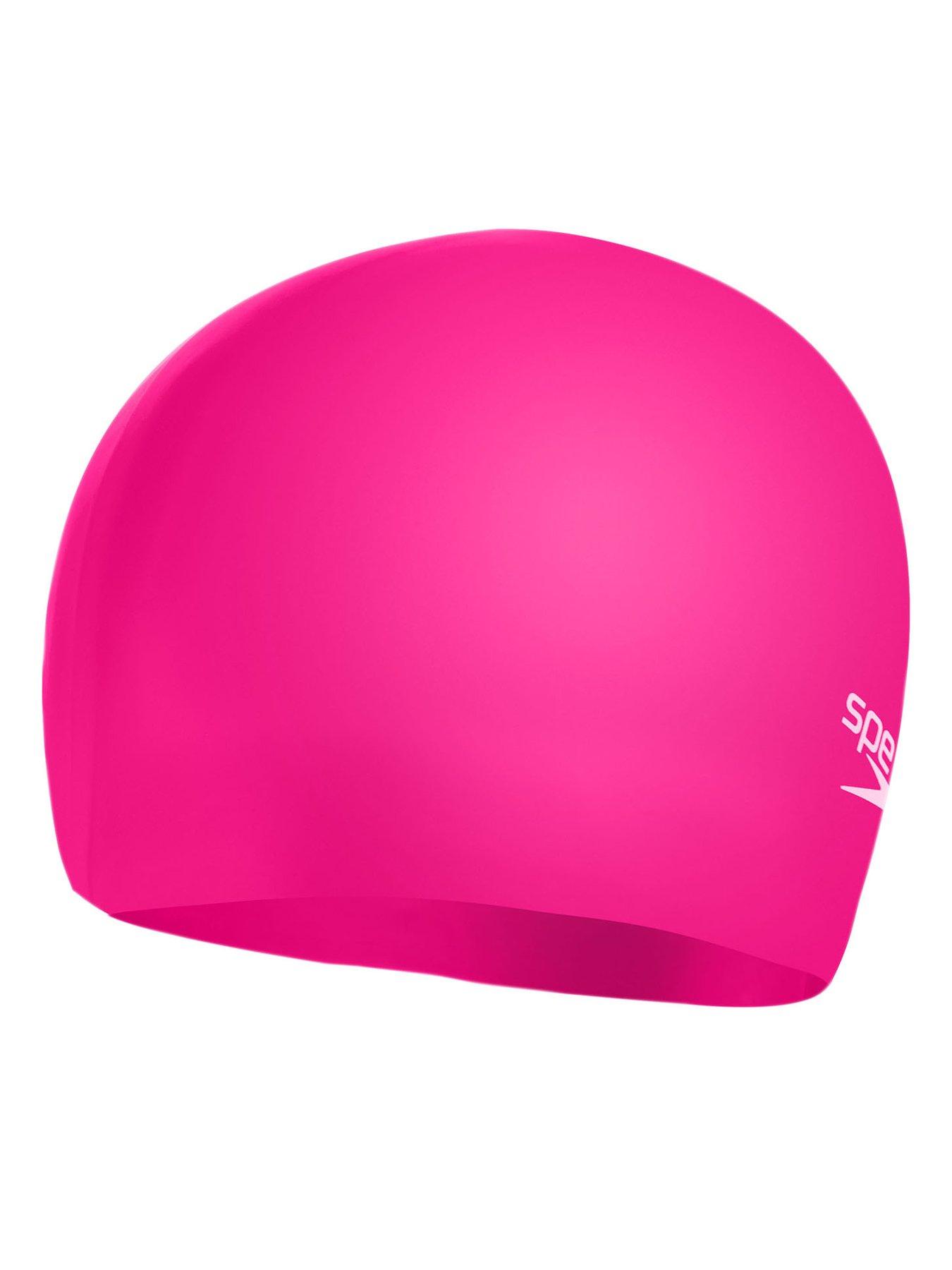  image of speedo-junior-silicone-swimming-cap-pink
