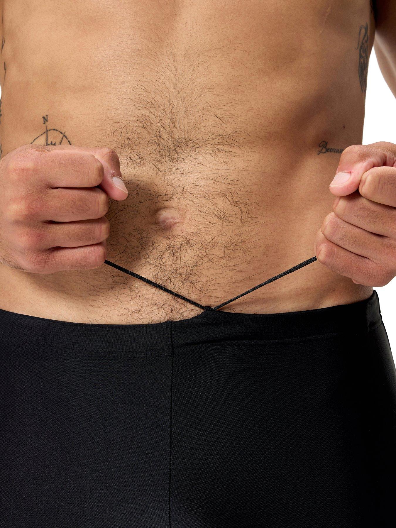  image of speedo-mens-medley-logo-jammer-dark-grey