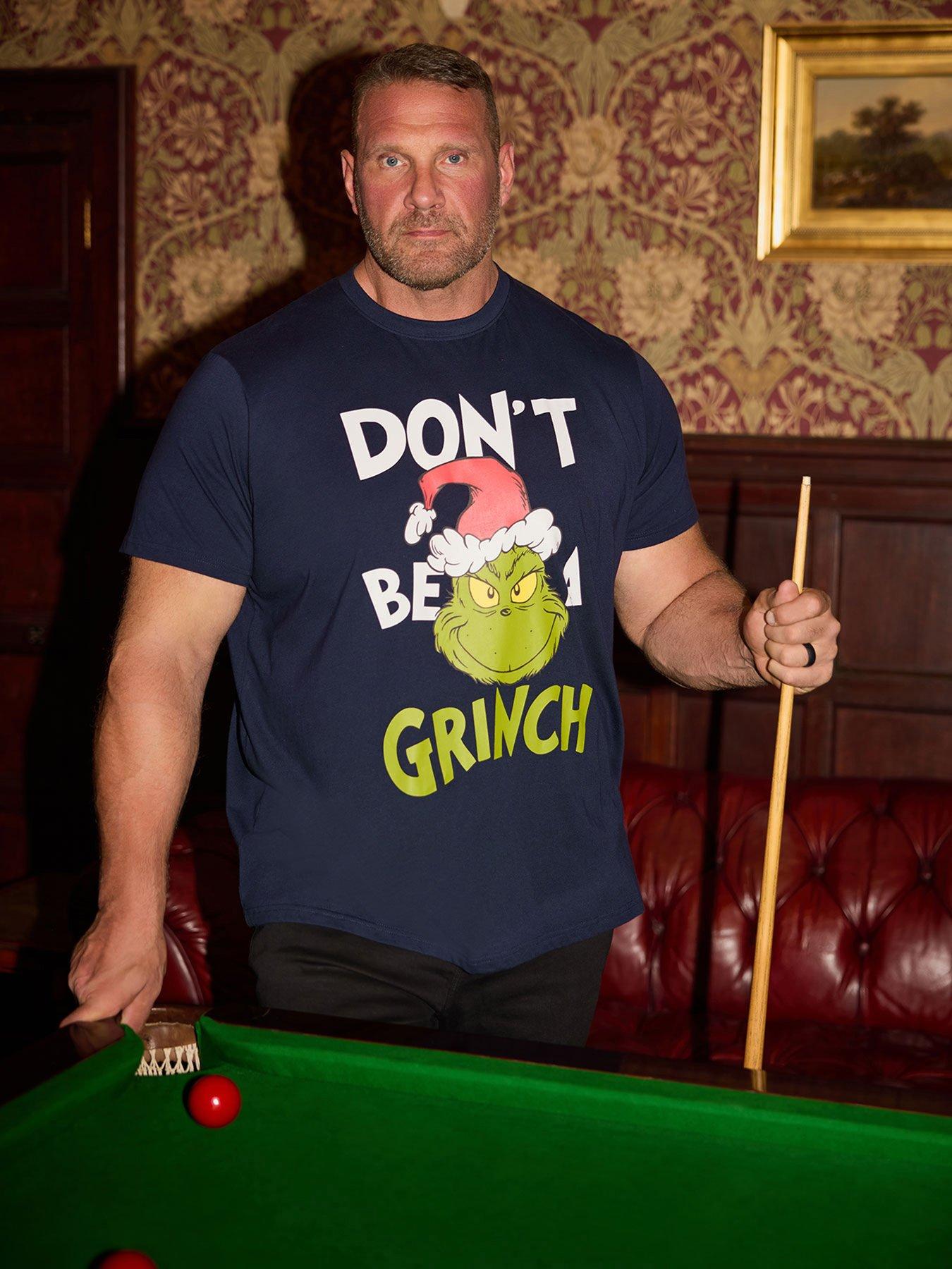 BadRhino Grinch Christmas T-Shirt - Blue