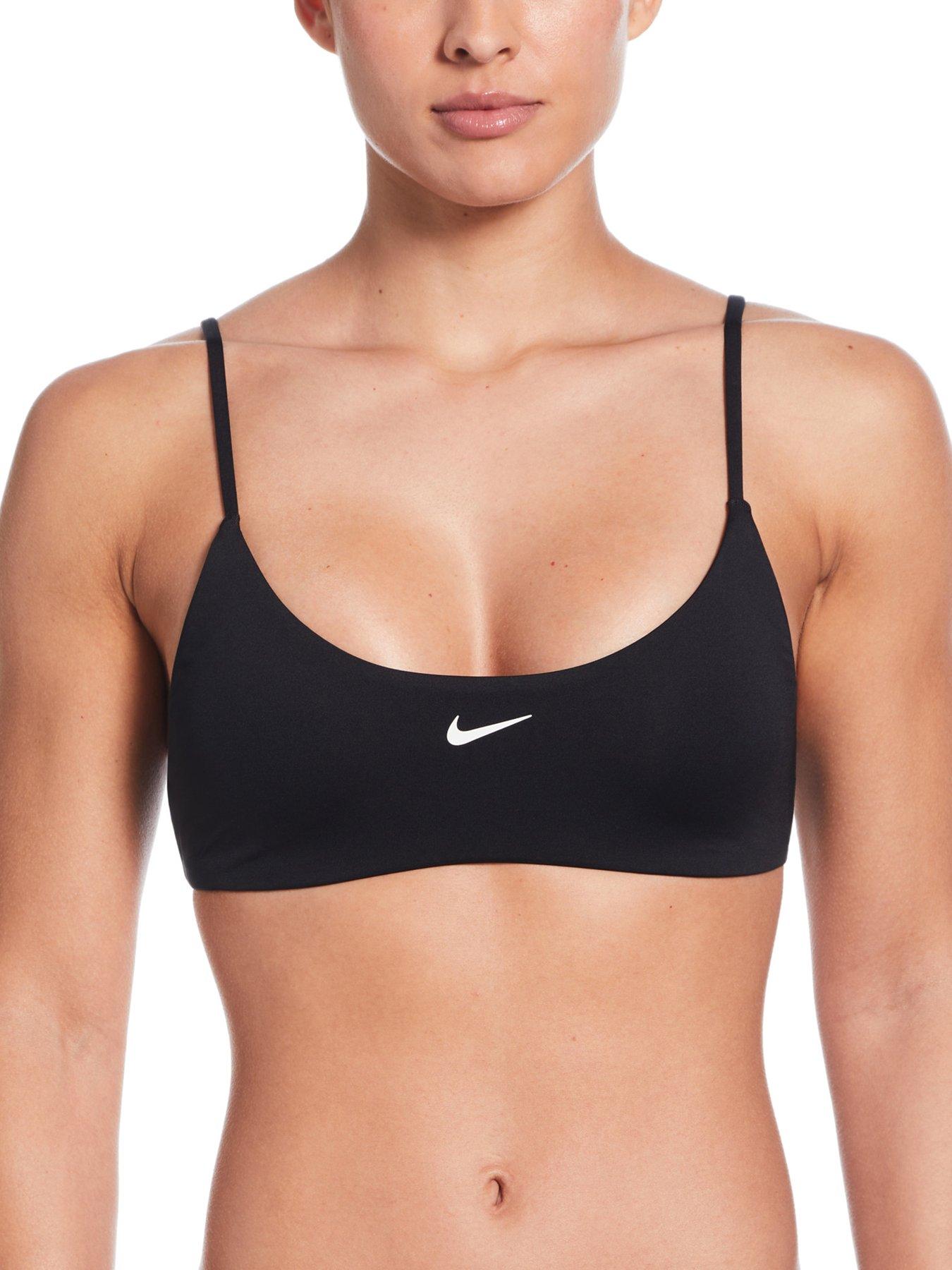  image of nike-womens-bralette-bikini-top-black