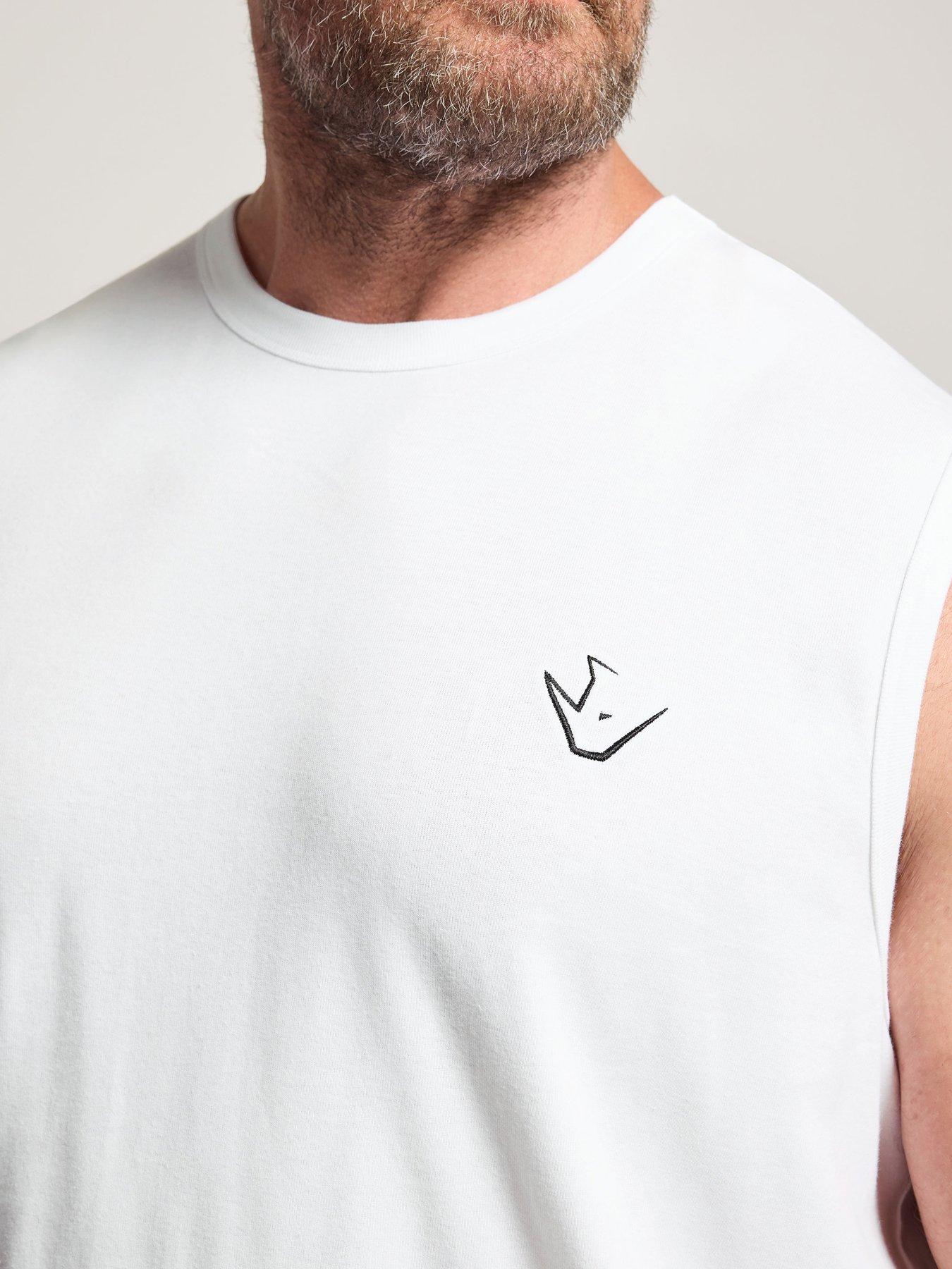 Image 4 of 6 of BadRhino Ironrhino Rest Day Vest - White