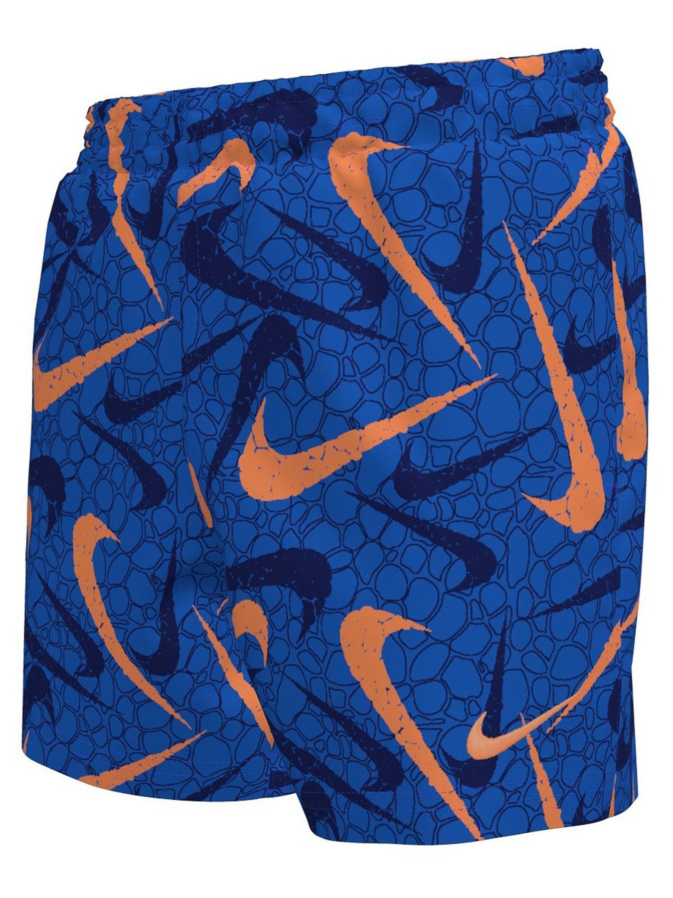 Nike Boys 4-Inch Volley Swim Shorts - Blue