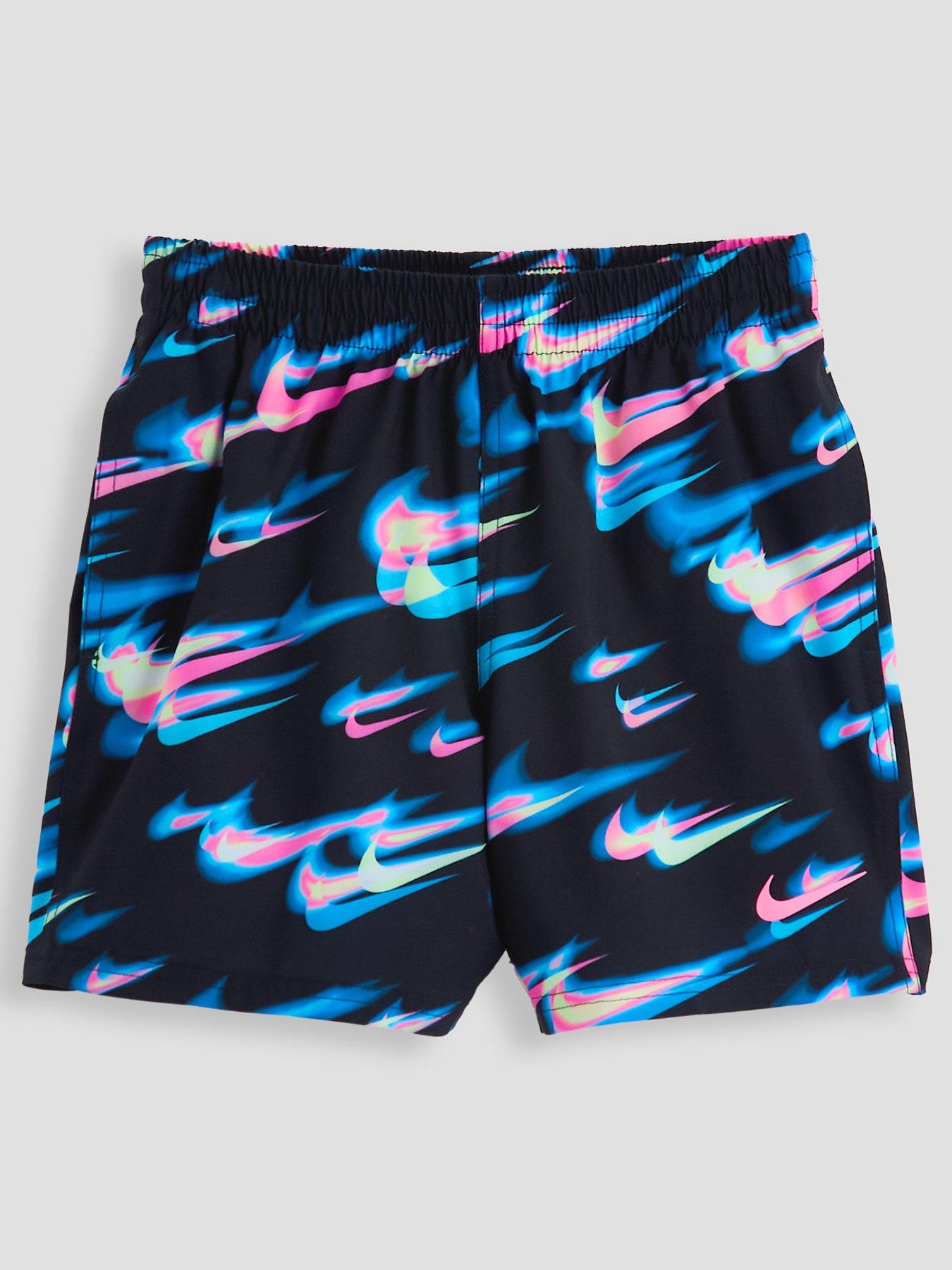 Nike Boys 4Inch Volley Swim Shorts - Black