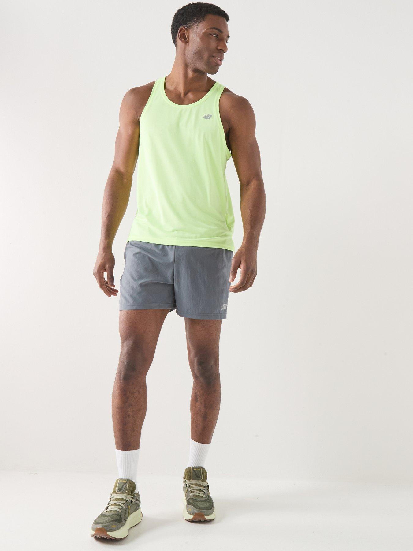 Image 3 of 5 of New Balance Mens Running Sport Essentials Tank - Yellow