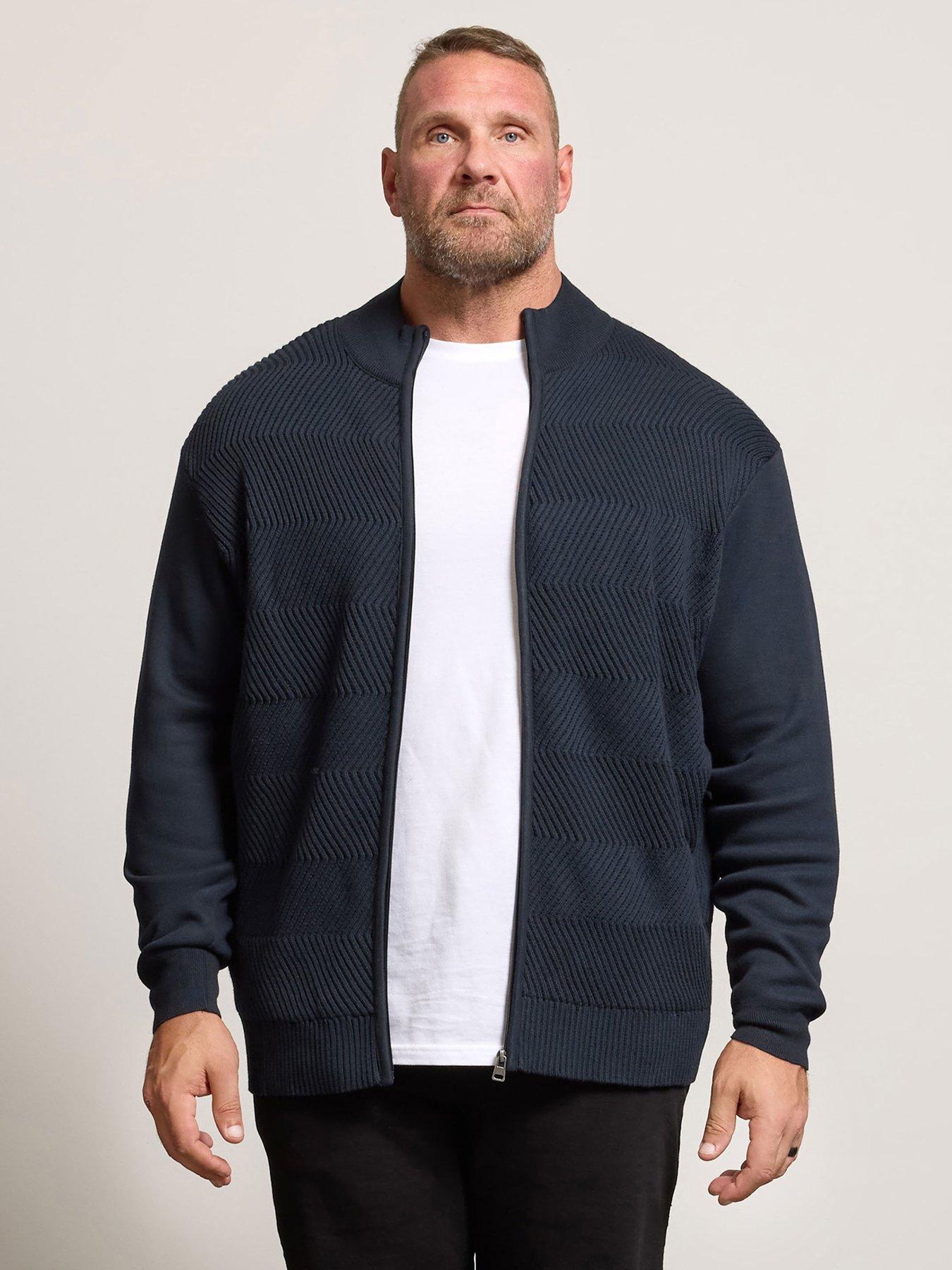 BadRhino Ribbed Zip Sweatshirt - Blue